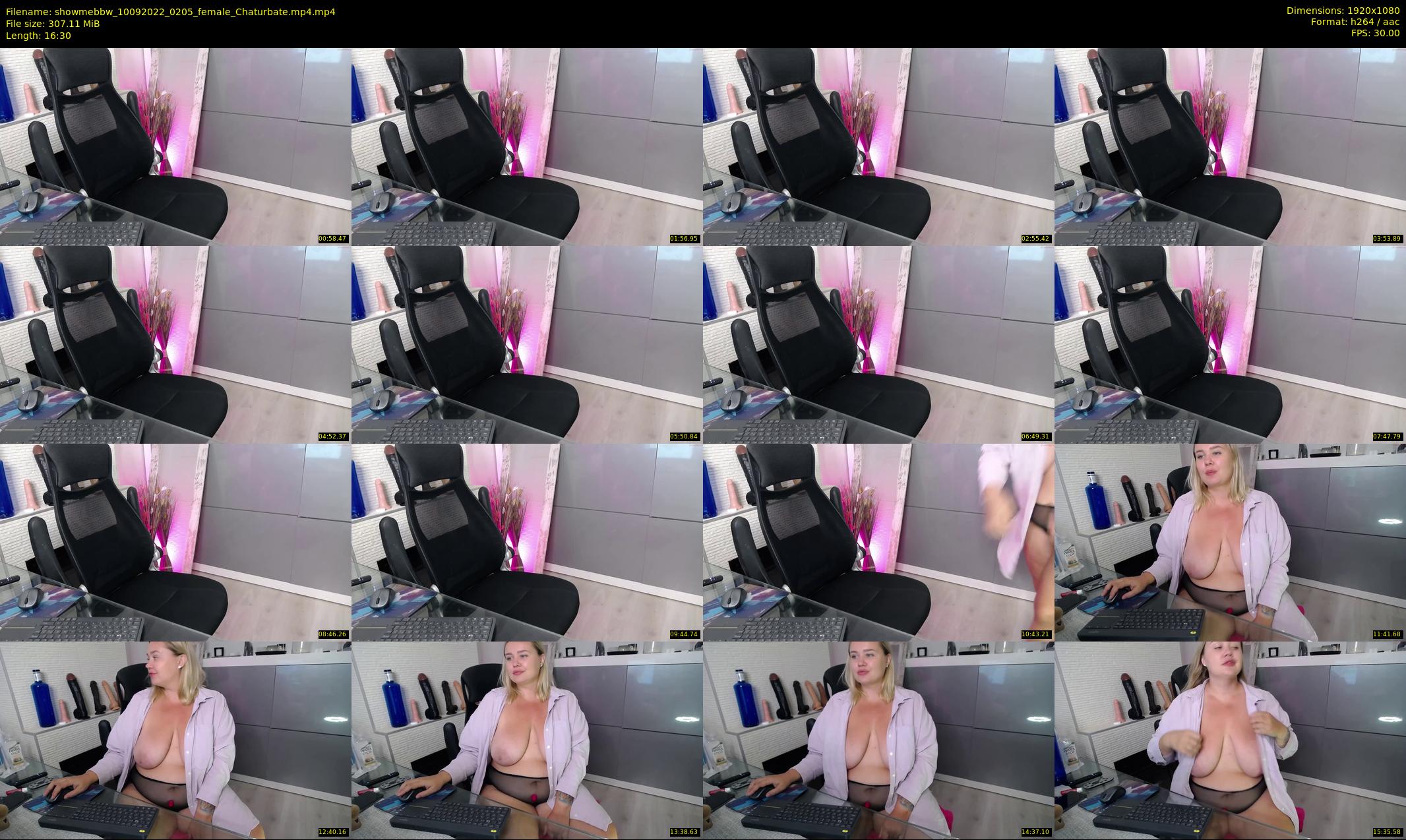 showmebbw — 17 minute Chaturbate female cam show recording, 1080p, Sep 10, 2022