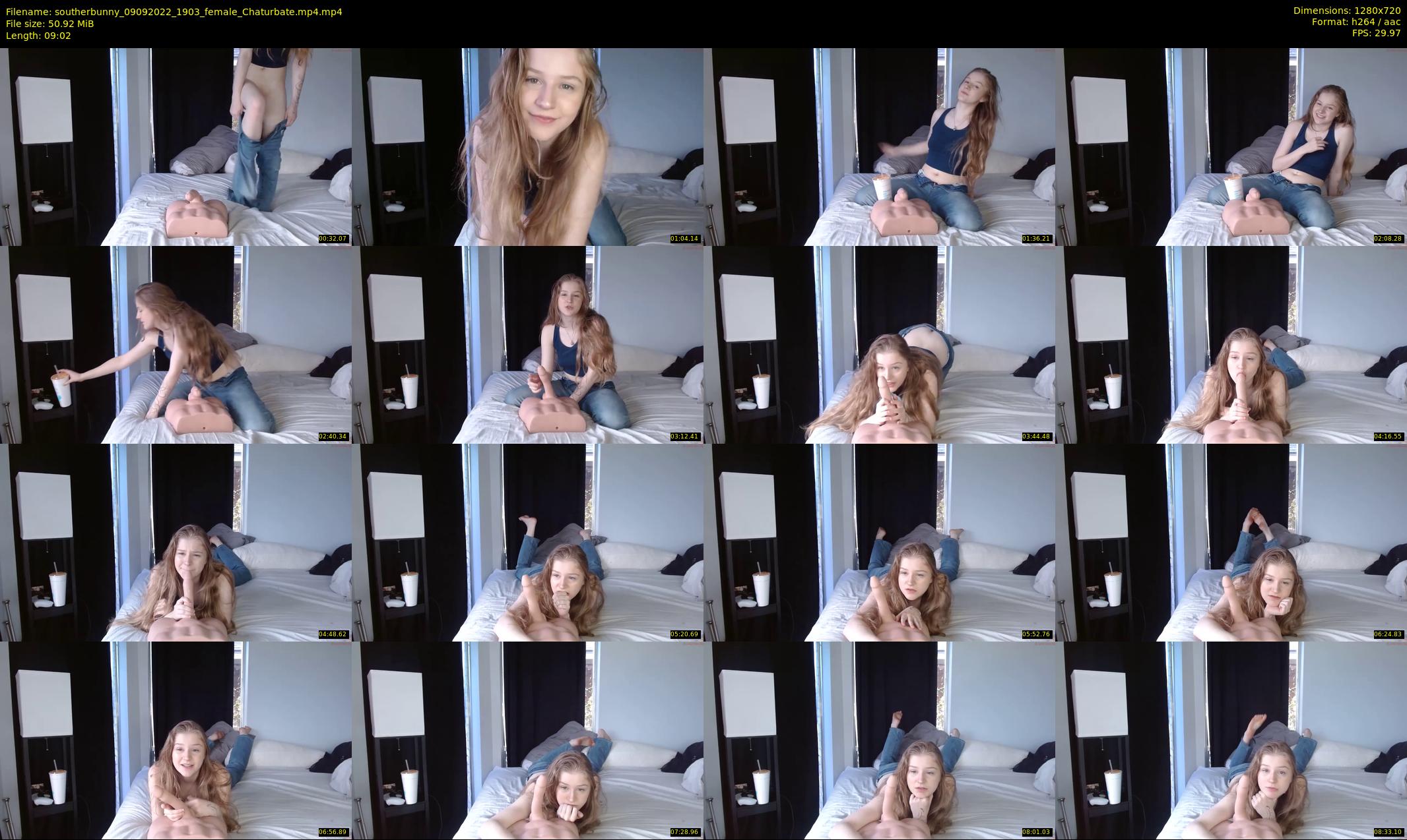 southerbunny — 10 minute Chaturbate female cam show recording, 720p, Sep 9, 2022