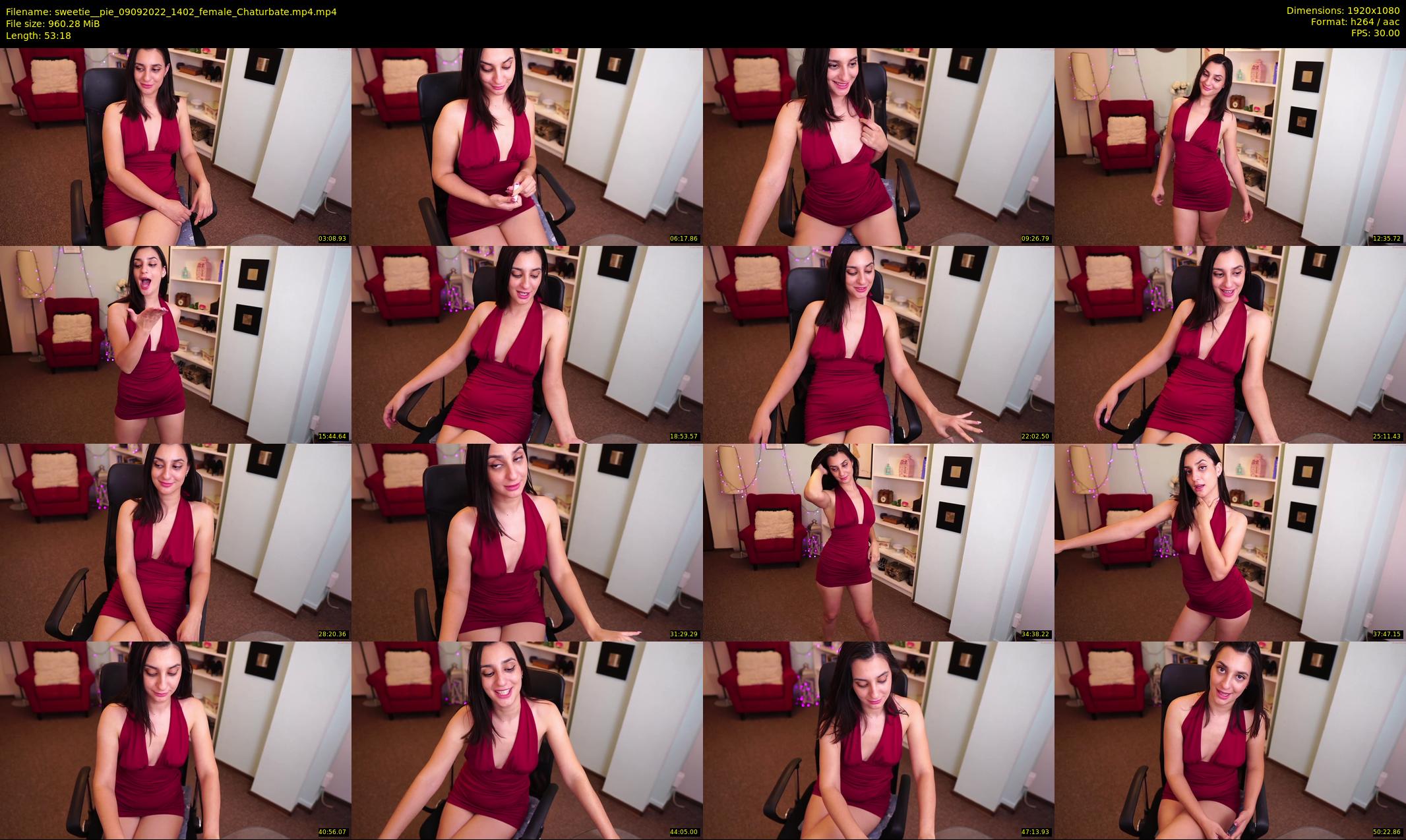 sweetie__pie — 54 minute Chaturbate female cam show recording, 1080p, Sep 9, 2022
