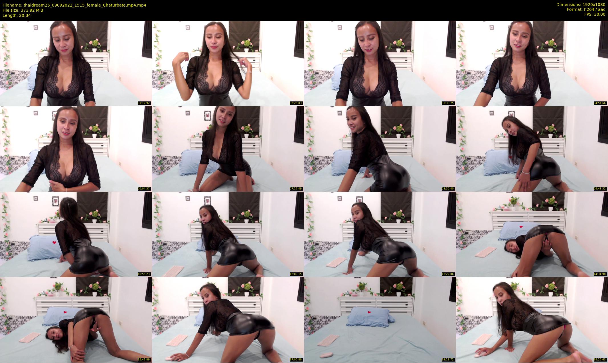 thaidream25 — 21 minute Chaturbate female cam show recording, 1080p, Sep 9, 2022