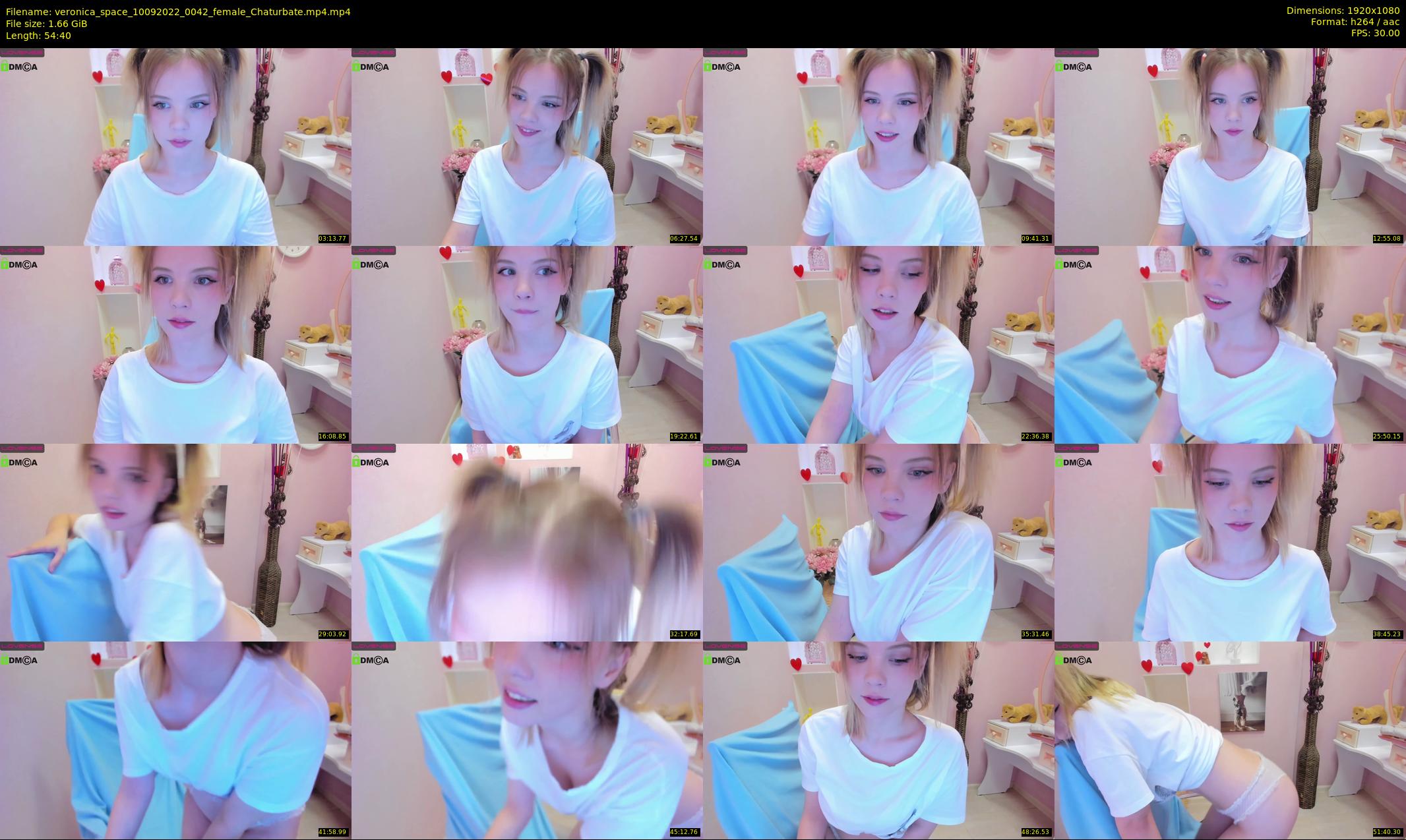 veronica_space — 55 minute Chaturbate female cam show recording, 1080p, Sep 10, 2022