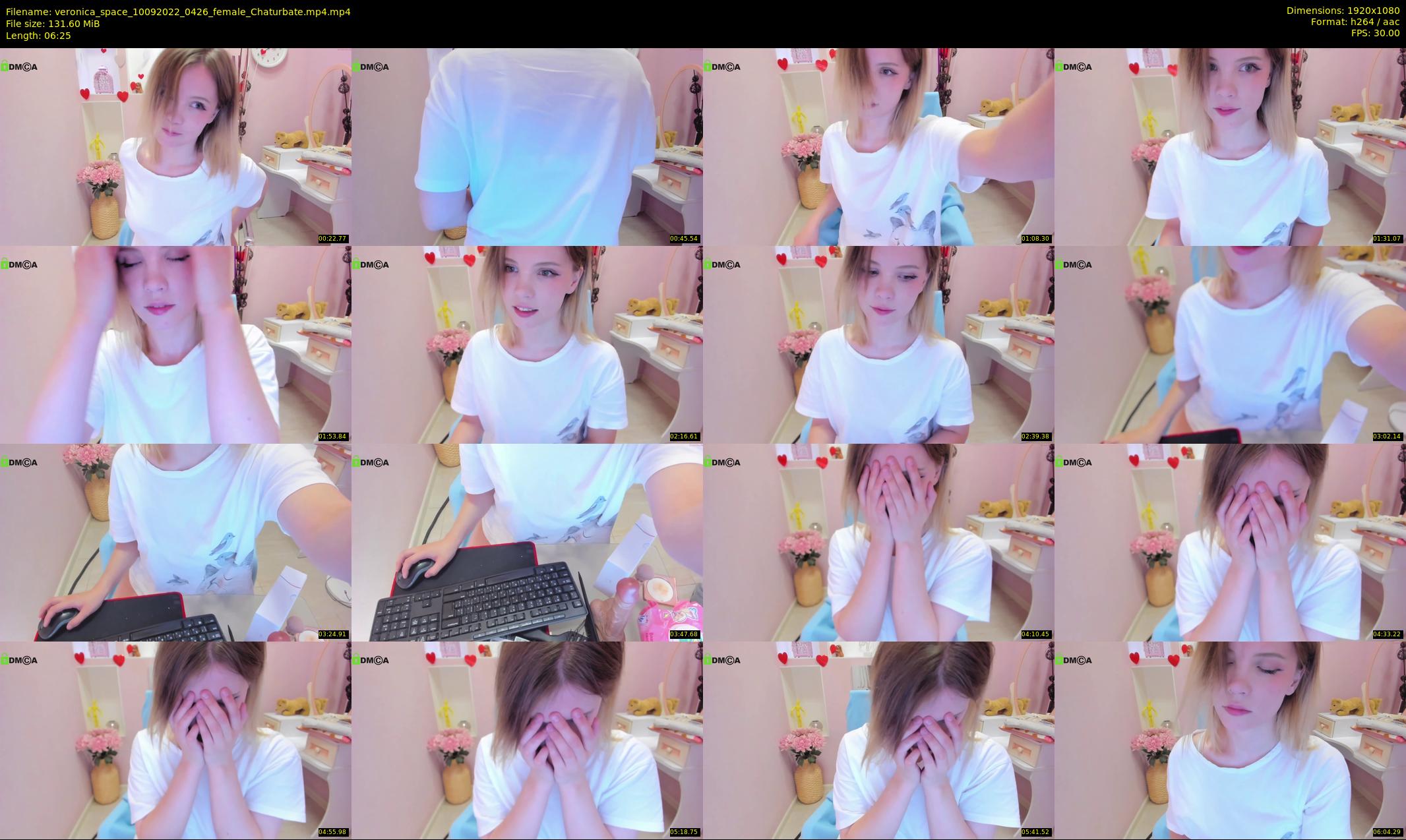 veronica_space — 7 minute Chaturbate female cam show recording, 1080p, Sep 10, 2022