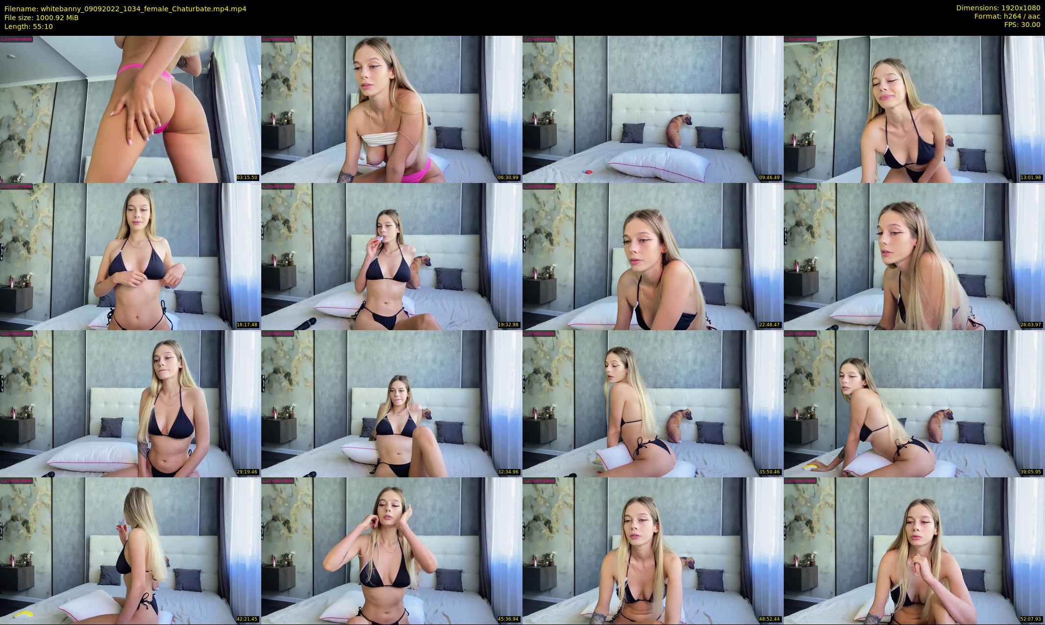 whitebanny — 56 minute Chaturbate couple cam show recording, 1080p, Sep 9, 2022
