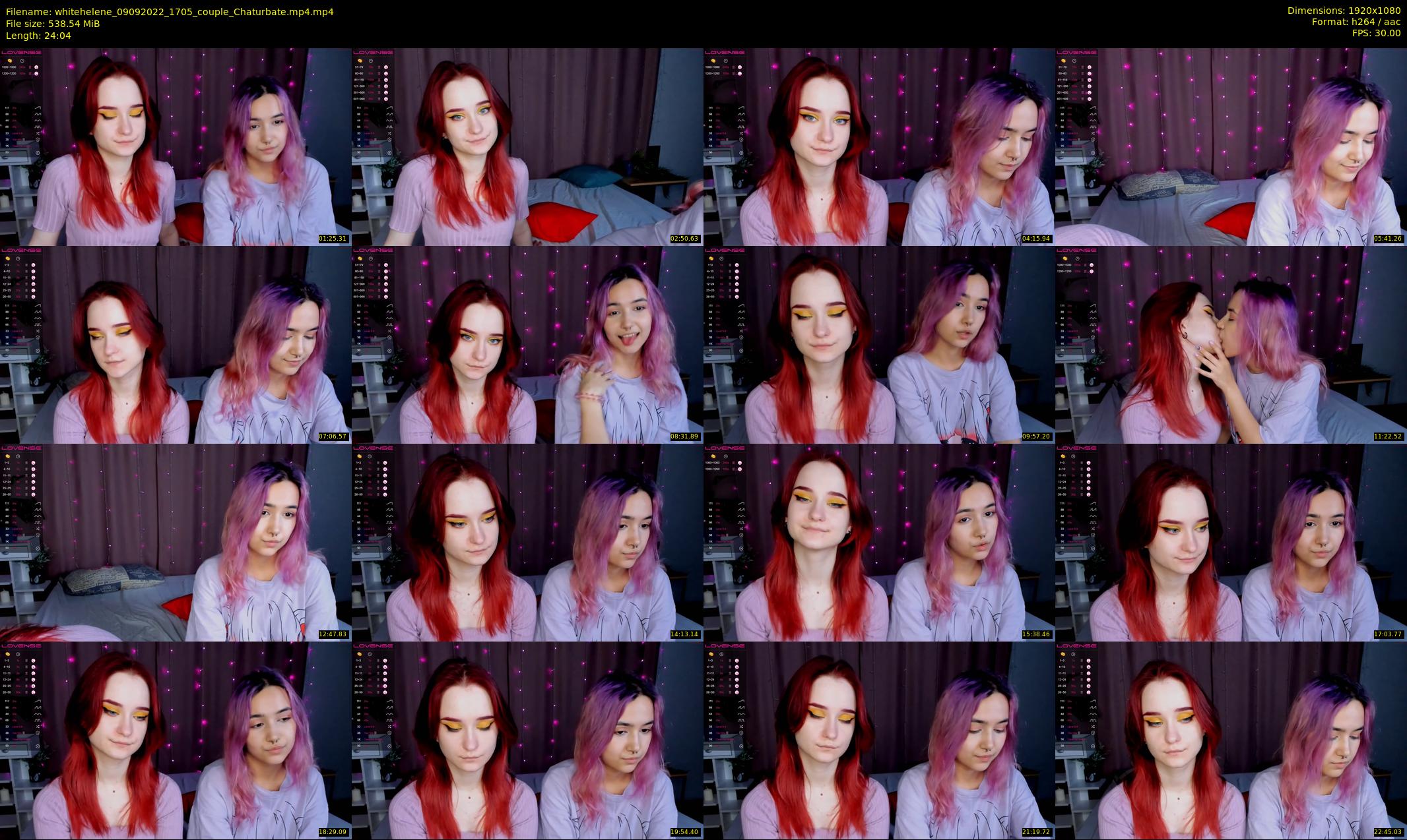 whitehelene — 25 minute Chaturbate female cam show recording, 1080p, Sep 9, 2022