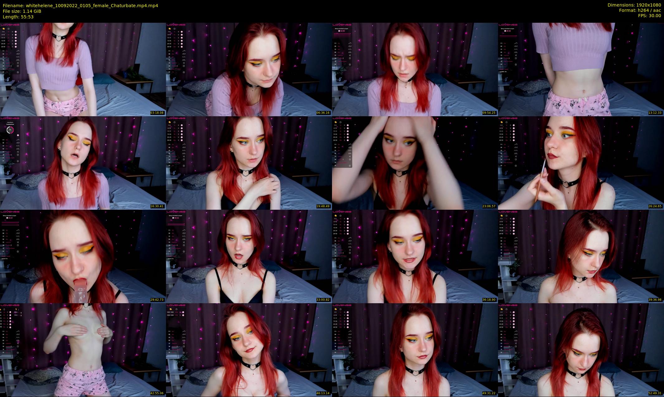whitehelene — 56 minute Chaturbate female cam show recording, 1080p, Sep 10, 2022