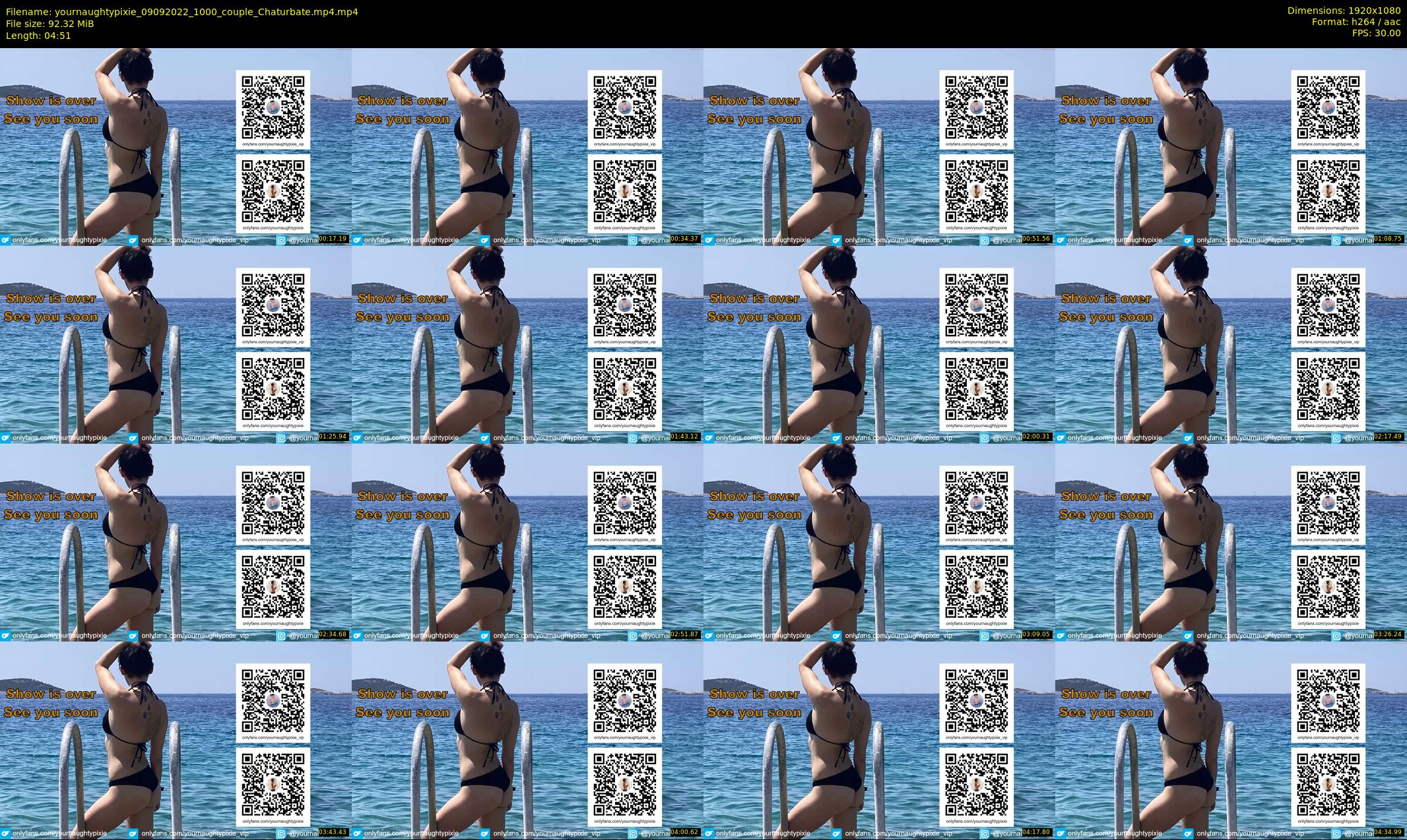 yournaughtypixie — 5 minute Chaturbate couple cam show recording, 1080p, Sep 9, 2022