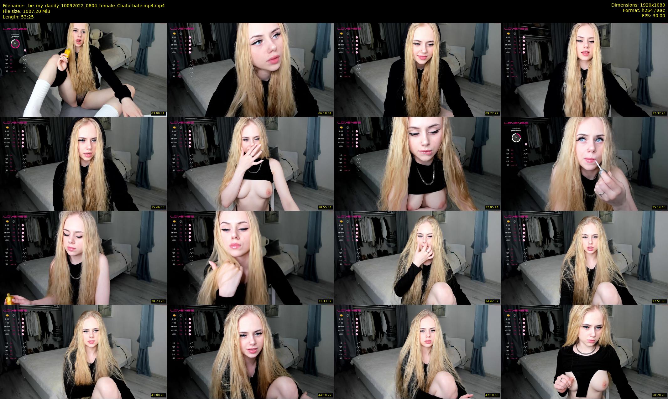 _be_my_daddy — 54 minute Chaturbate female cam show recording, 1080p, Sep 10, 2022