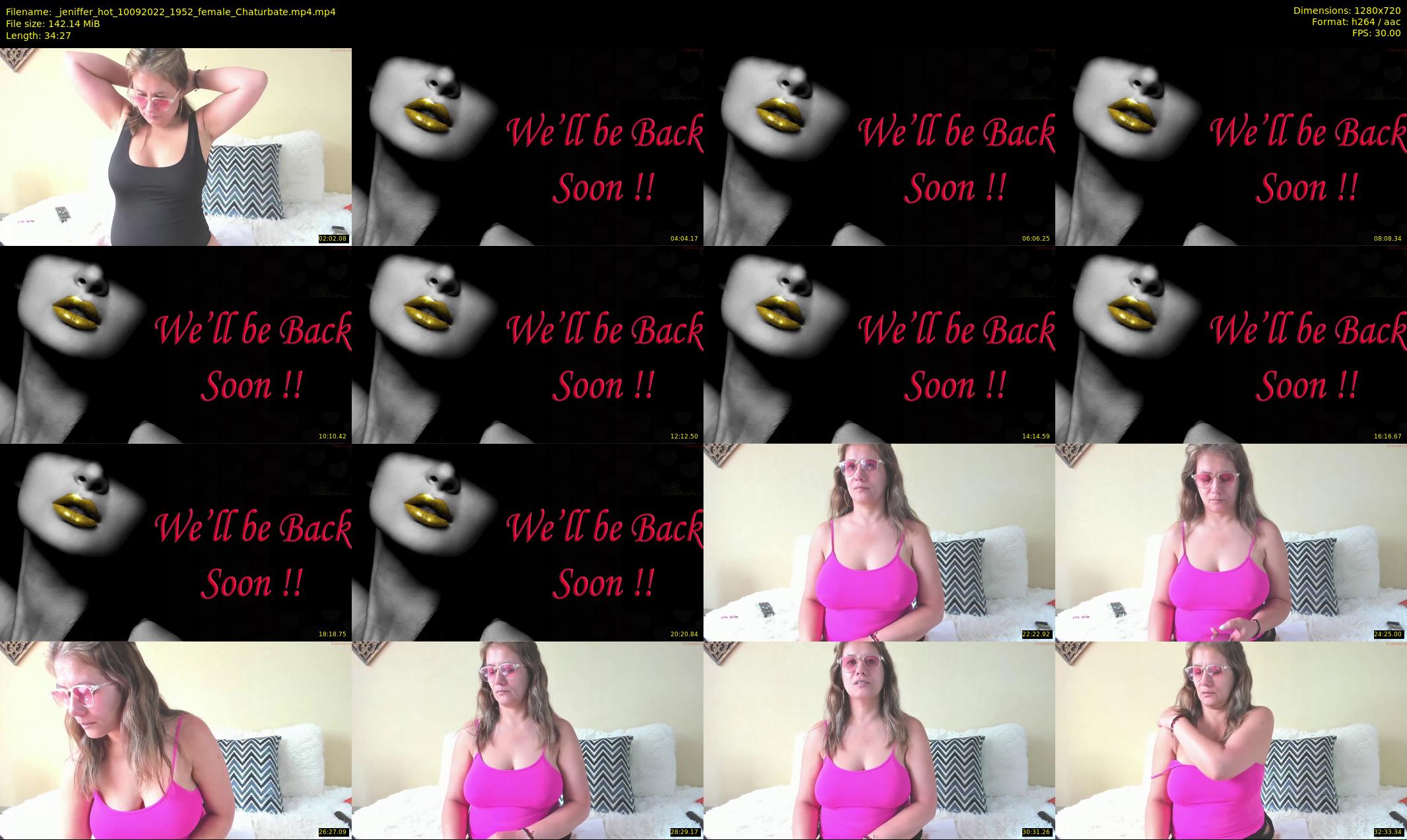 _jeniffer_hot — 35 minute Chaturbate female cam show recording, 720p, Sep 10, 2022