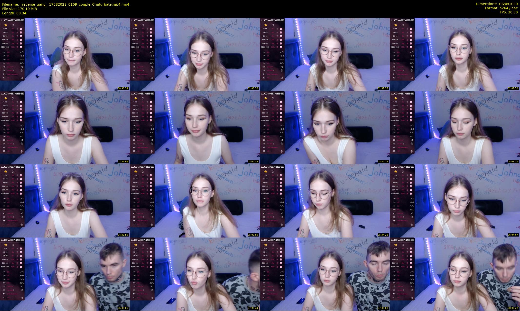 _reverse_gang_ — 9 minute Chaturbate couple cam show recording, 1080p, Aug 17, 2022