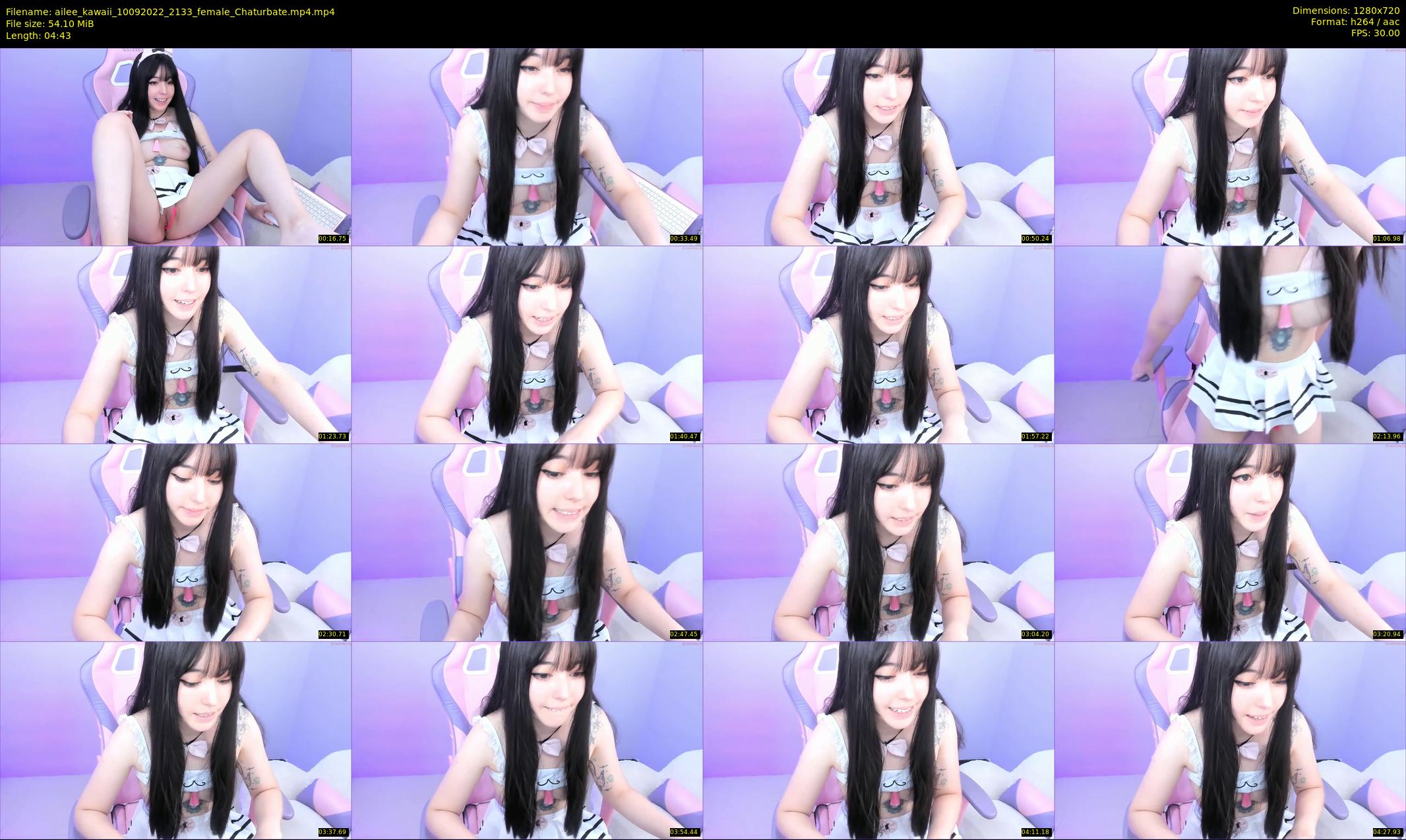 ailee_kawaii — 5 minute Chaturbate female cam show recording, 720p, Sep 10, 2022