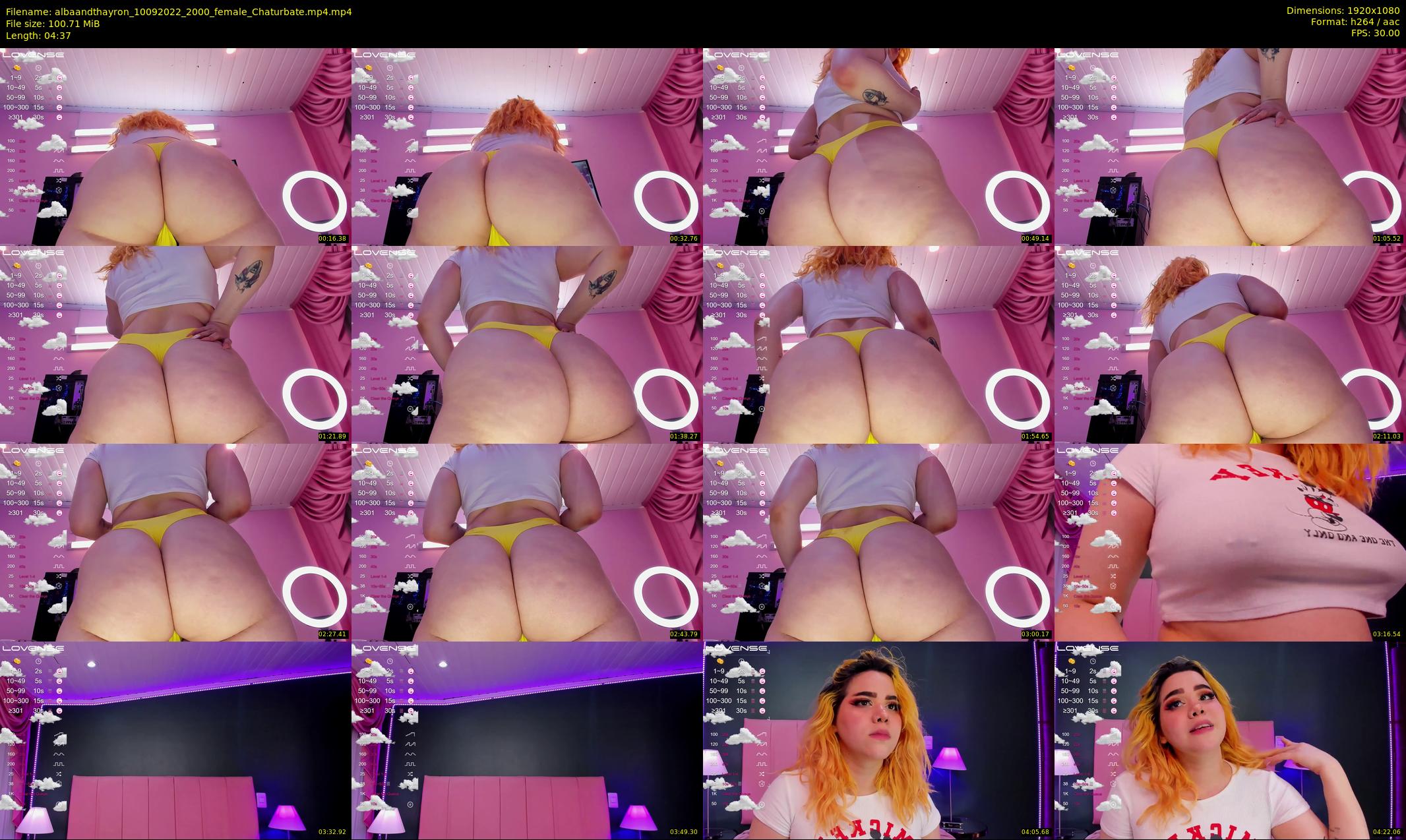 albaandthayron — 5 minute Chaturbate couple cam show recording, 1080p, Sep 10, 2022