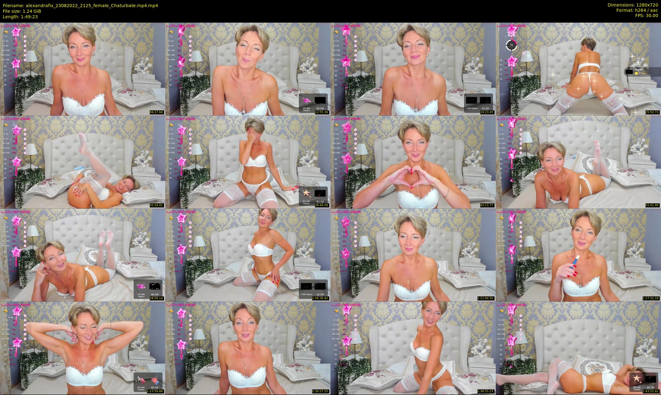 alexandrafix — 110 minute Chaturbate female cam show recording, 720p, Aug 23, 2022