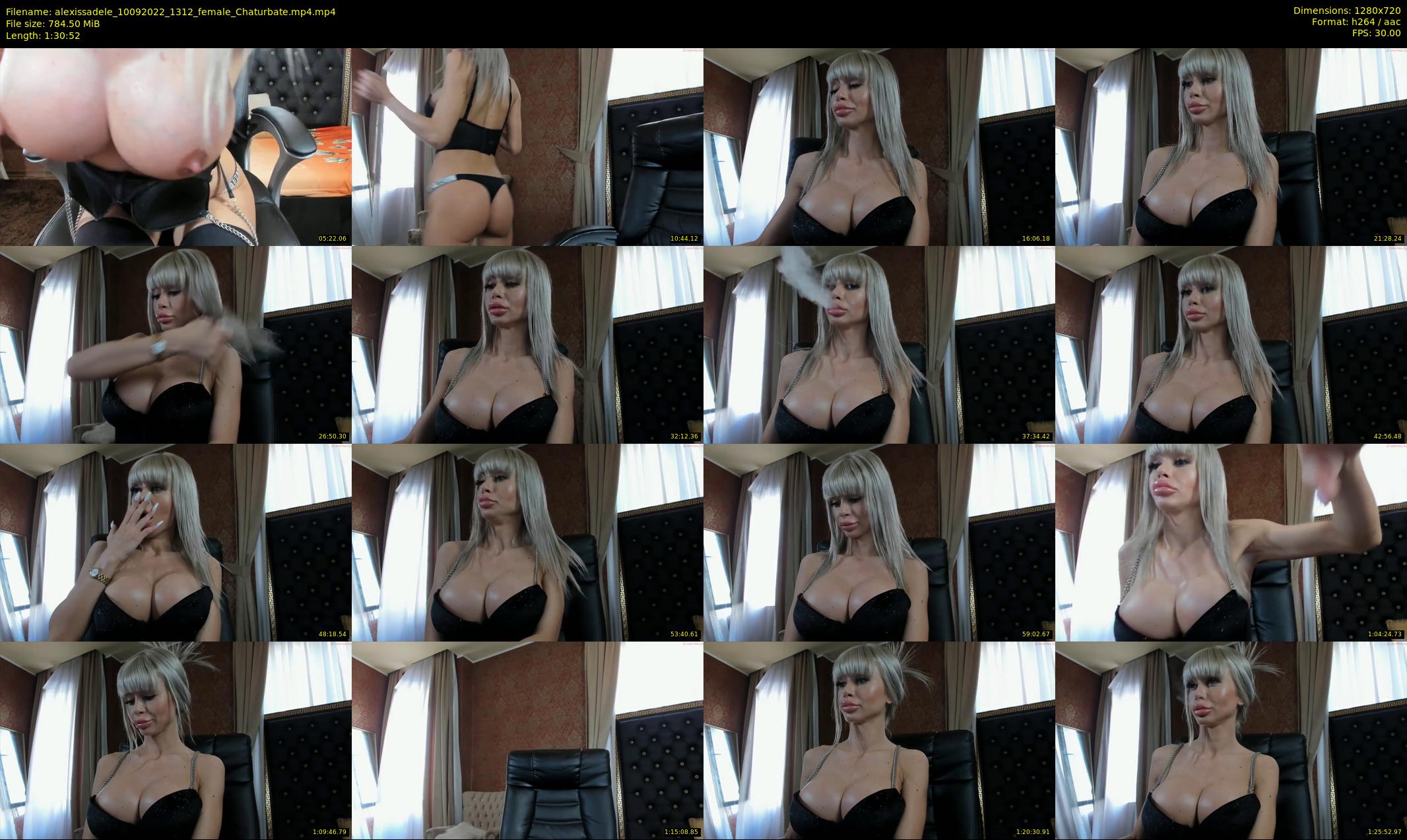 alexissadele — 91 minute Chaturbate female cam show recording, 720p, Sep 10, 2022