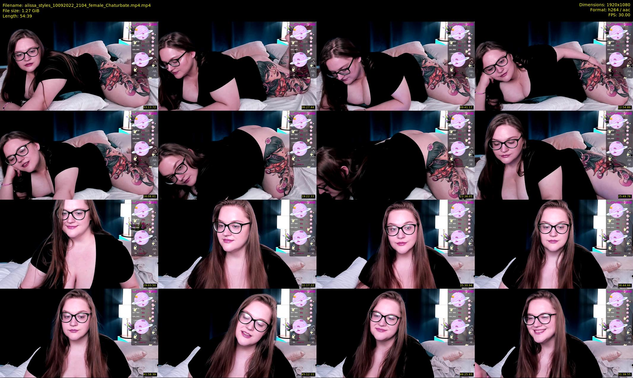 alissa_styles — 55 minute Chaturbate female cam show recording, 1080p, Sep 10, 2022