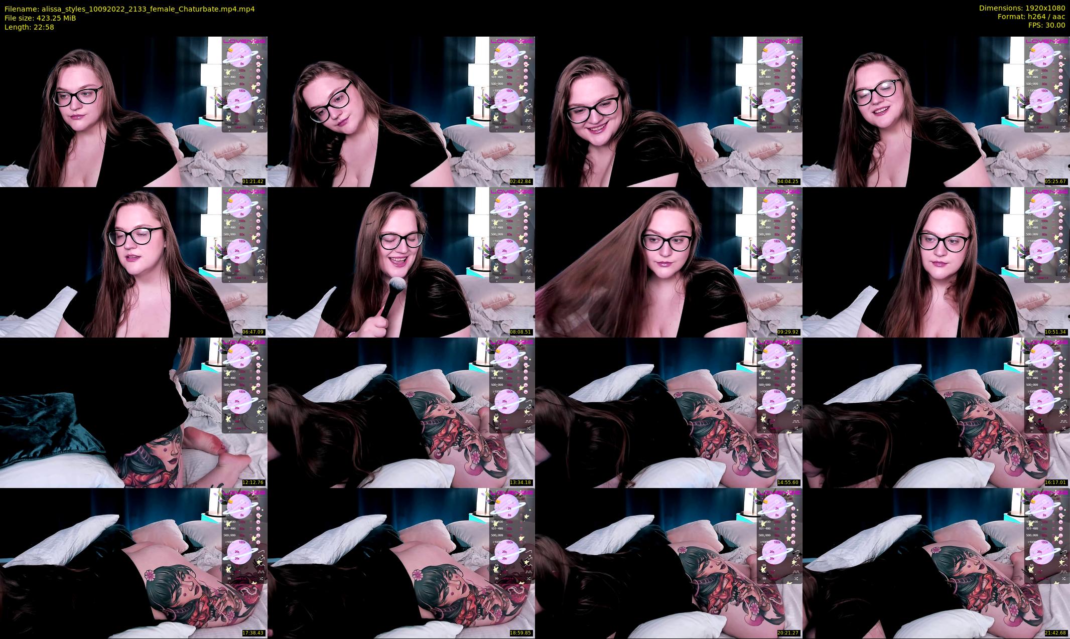 alissa_styles — 23 minute Chaturbate female cam show recording, 1080p, Sep 10, 2022