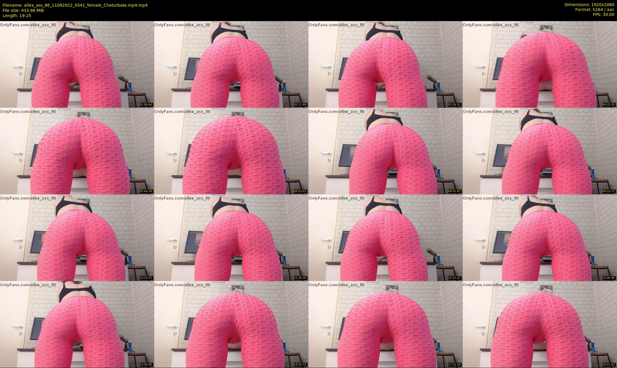 allex_ass_86 — 20 minute Chaturbate female cam show recording, 1080p, Sep 11, 2022