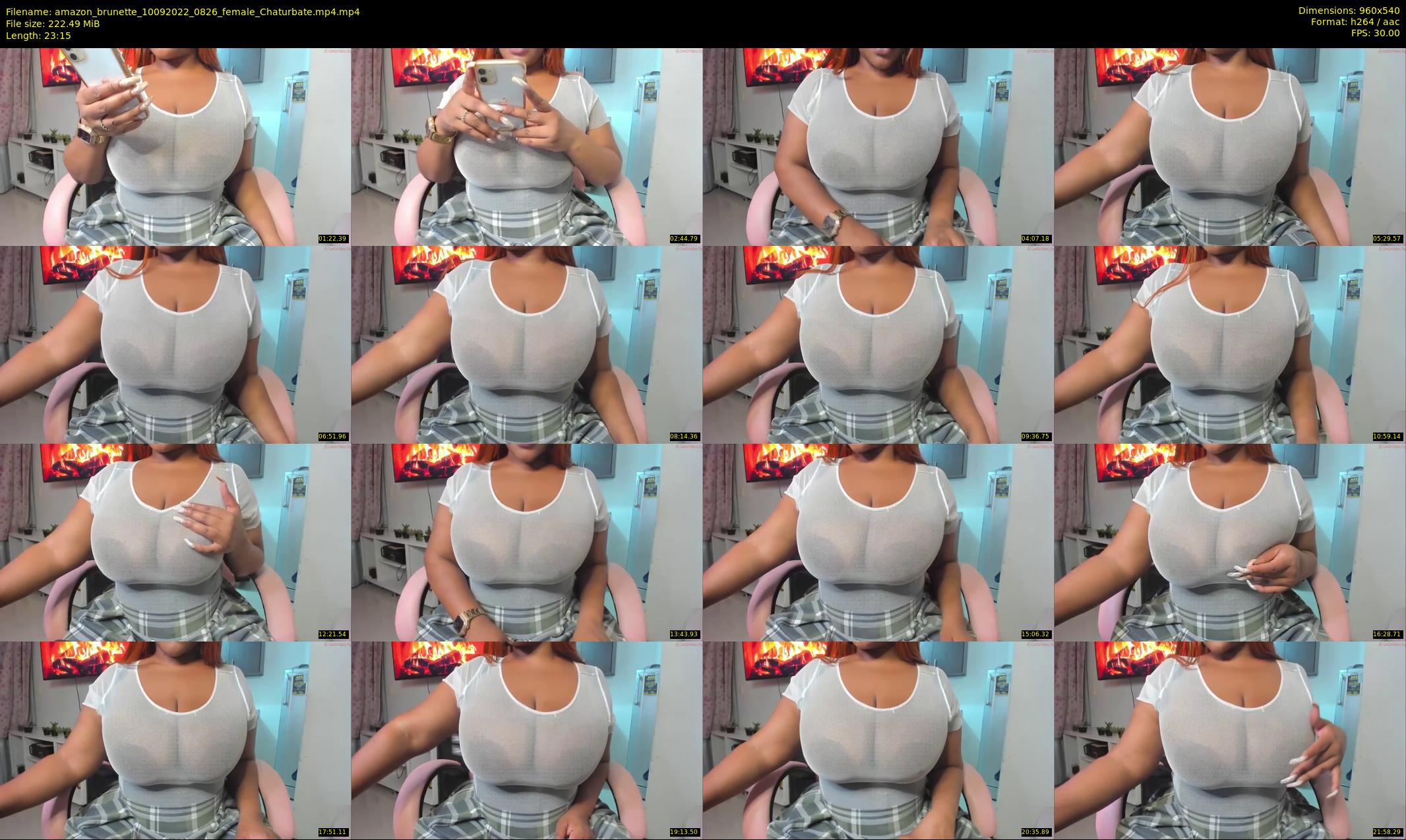 amazon_brunette — 24 minute Chaturbate female cam show recording, 480p, Sep 10, 2022