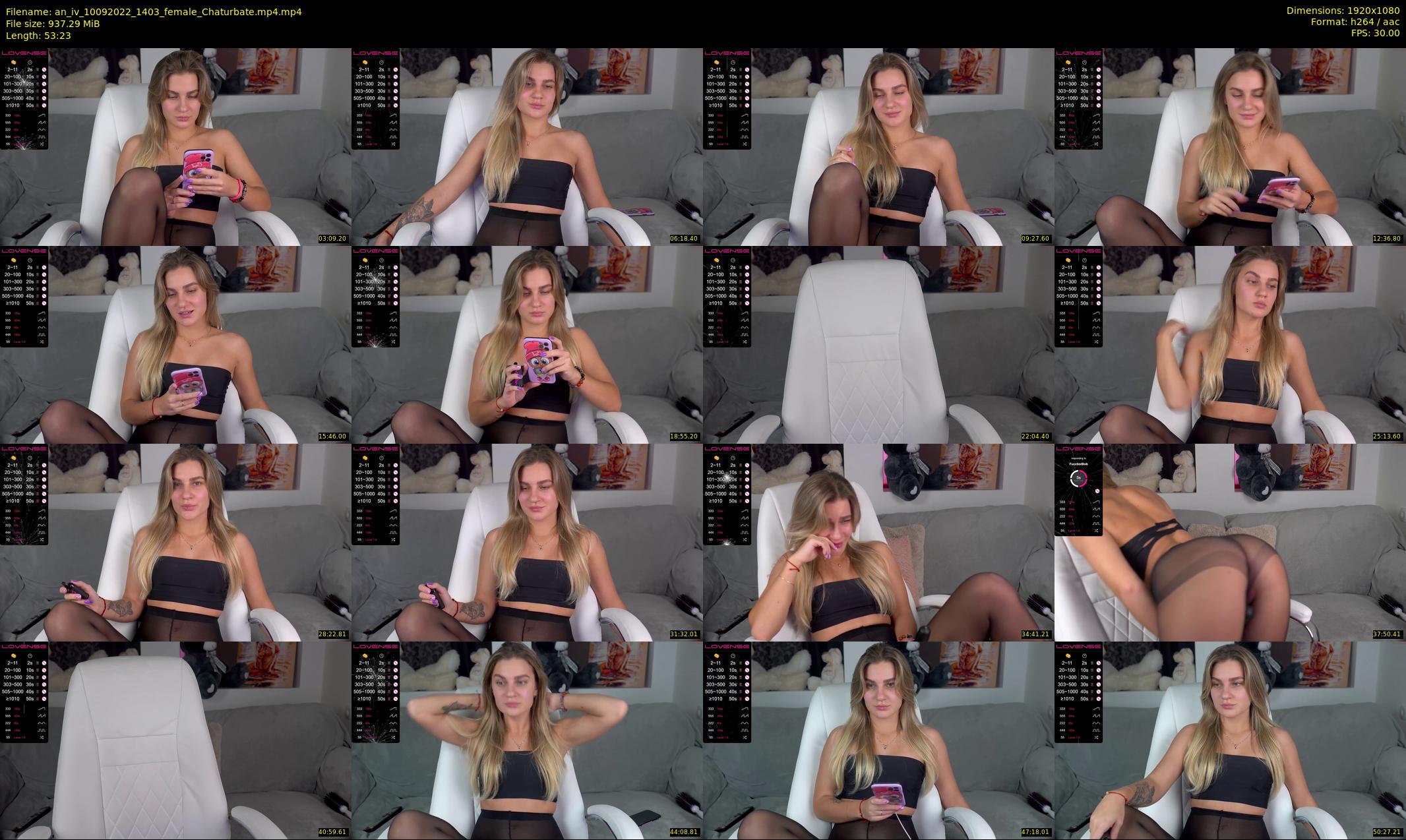 an_iv — 54 minute Chaturbate female cam show recording, 1080p, Sep 10, 2022