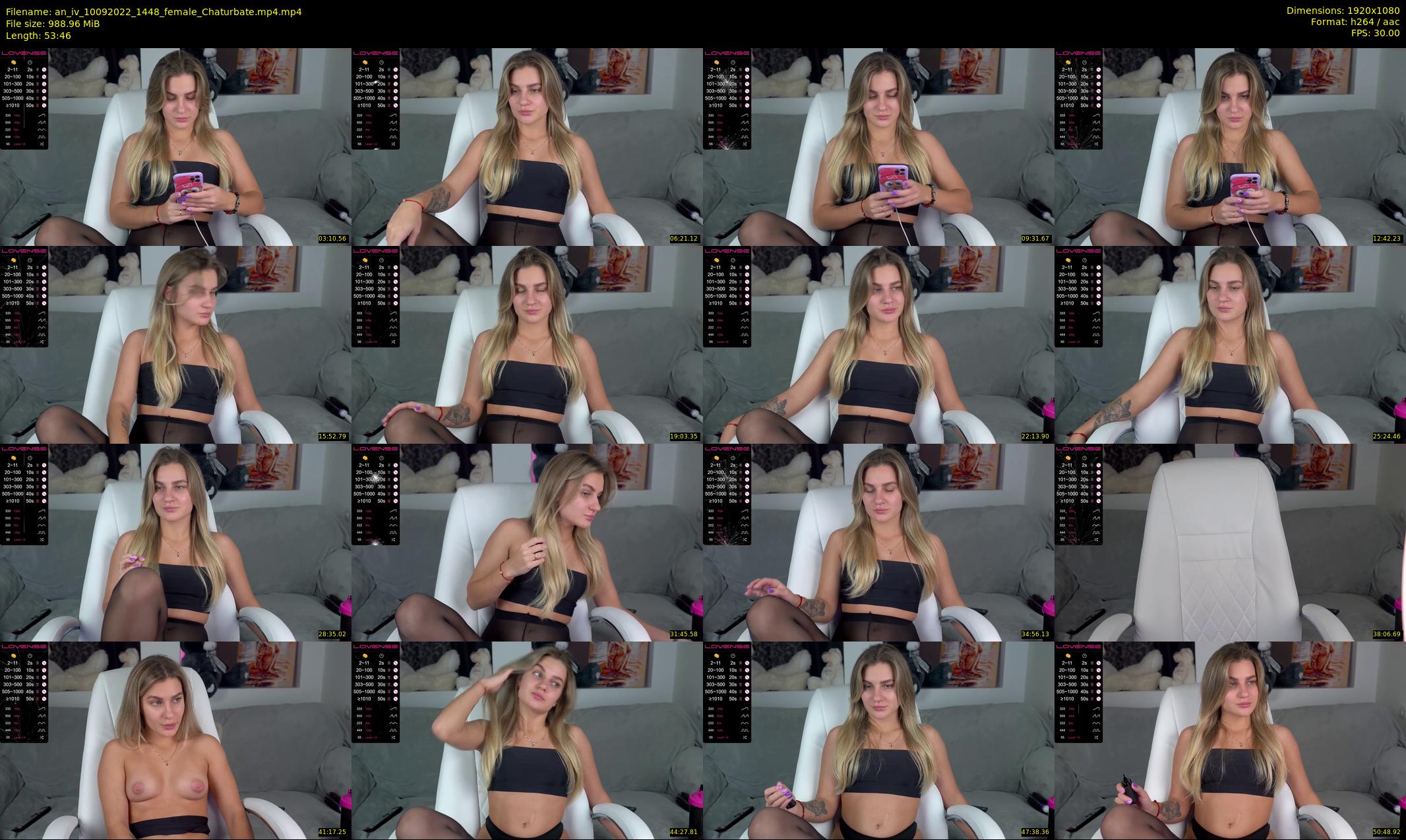 an_iv — 54 minute Chaturbate female cam show recording, 1080p, Sep 10, 2022