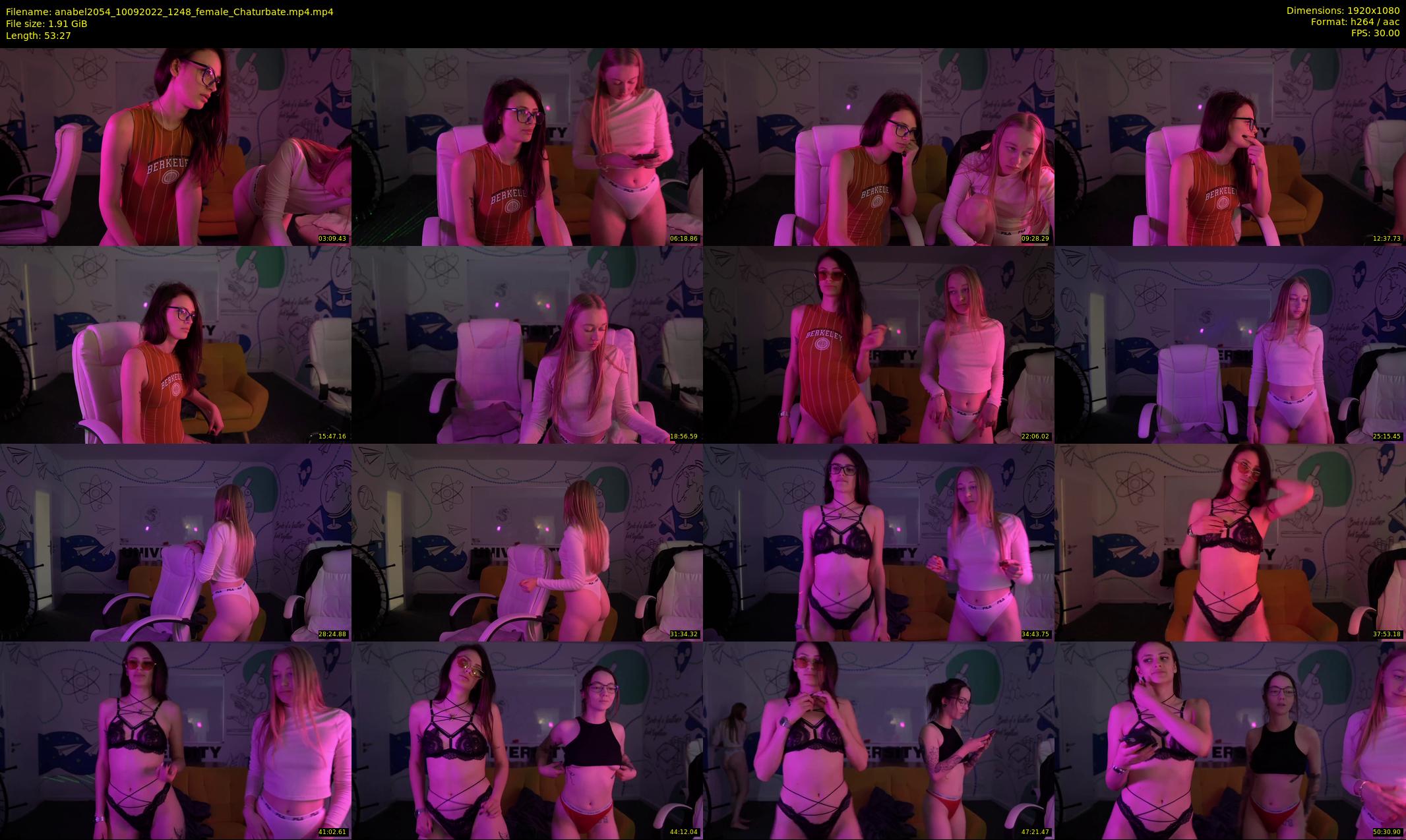 anabel2054 — 54 minute Chaturbate female cam show recording, 1080p, Sep 10, 2022