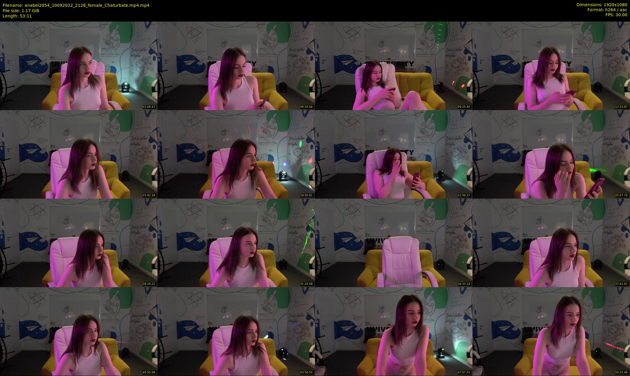 anabel2054 — 54 minute Chaturbate female cam show recording, 1080p, Sep 10, 2022