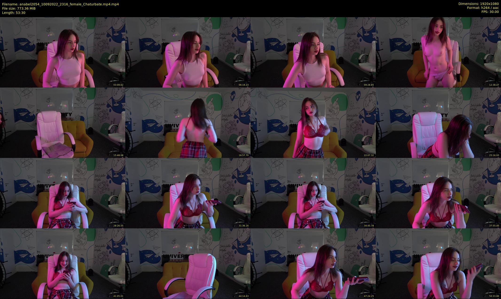 anabel2054 — 54 minute Chaturbate female cam show recording, 1080p, Sep 10, 2022