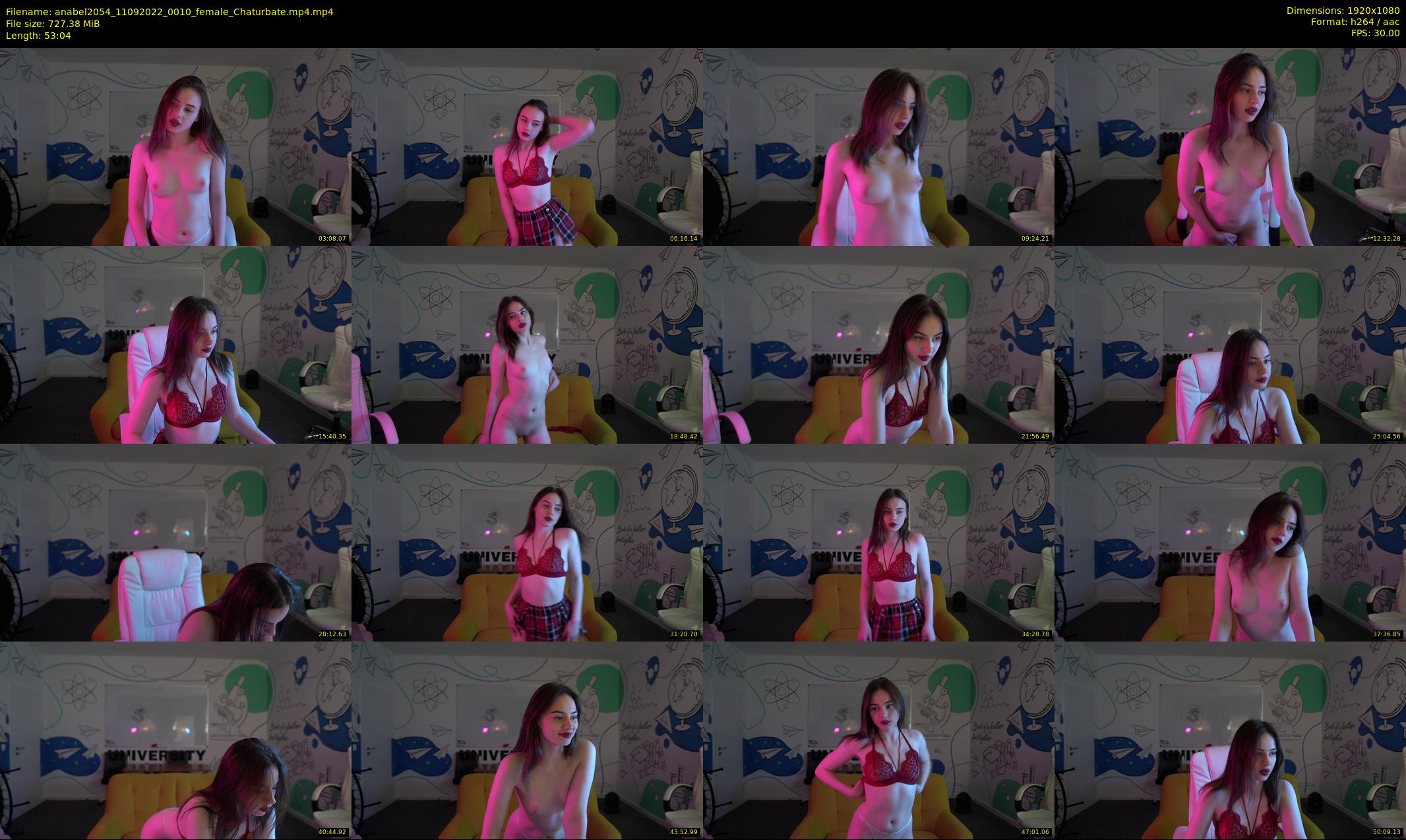 anabel2054 — 54 minute Chaturbate female cam show recording, 1080p, Sep 11, 2022