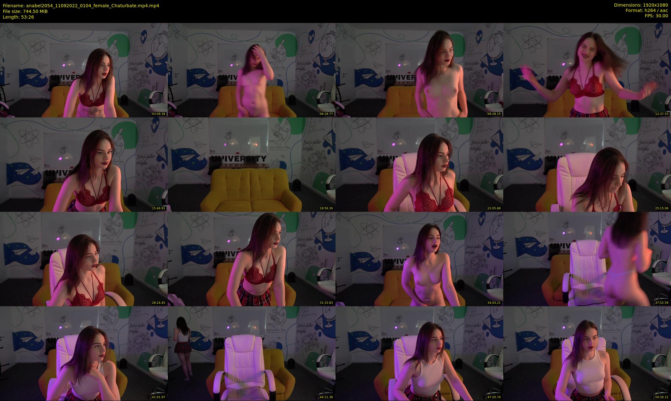 anabel2054 — 54 minute Chaturbate female cam show recording, 1080p, Sep 11, 2022