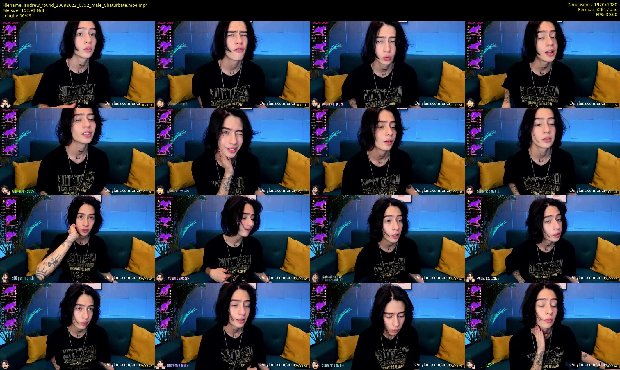 andrew_round — 7 minute Chaturbate male cam show recording, 1080p, Sep 10, 2022