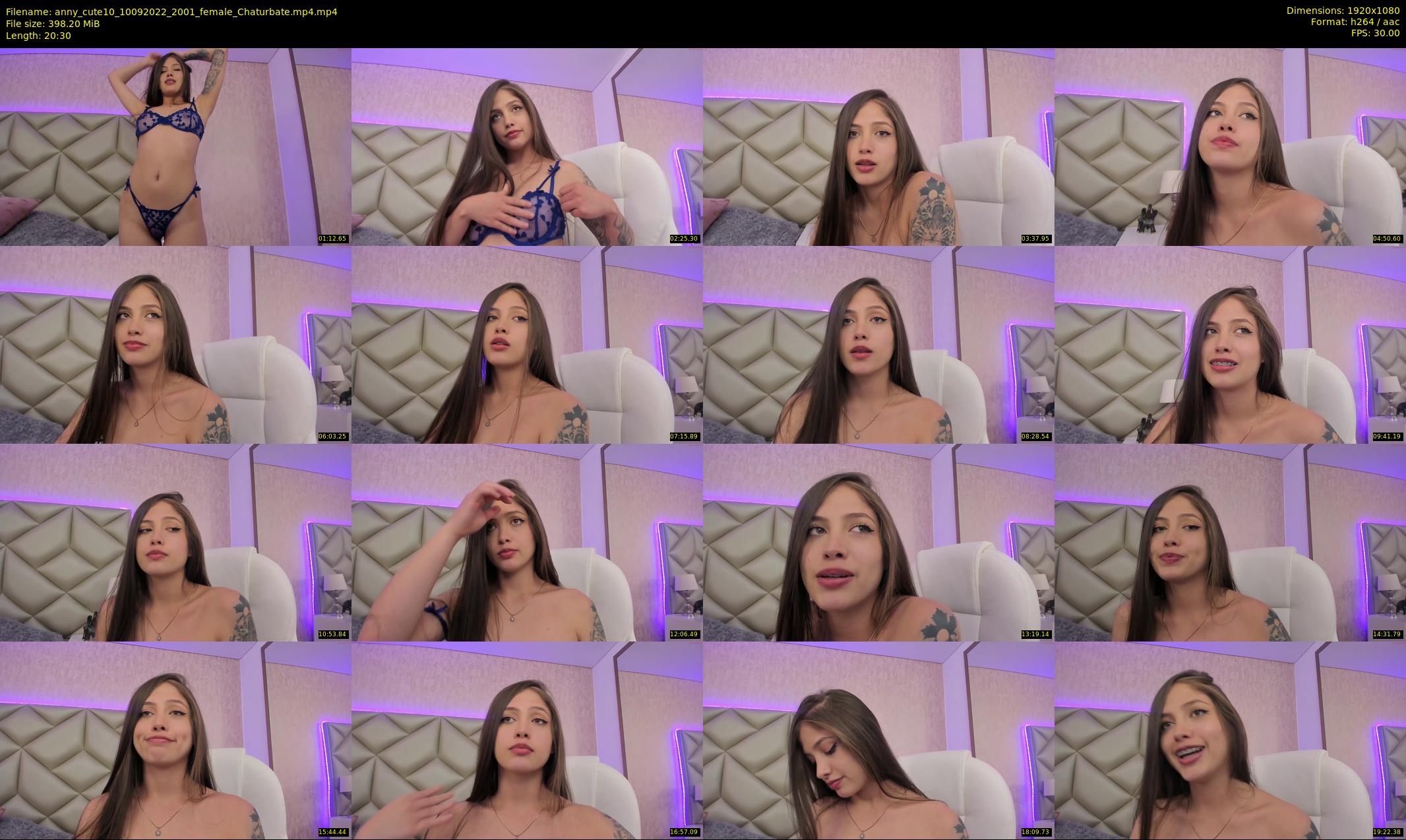 anny_cute10 — 21 minute Chaturbate female cam show recording, 1080p, Sep 10, 2022