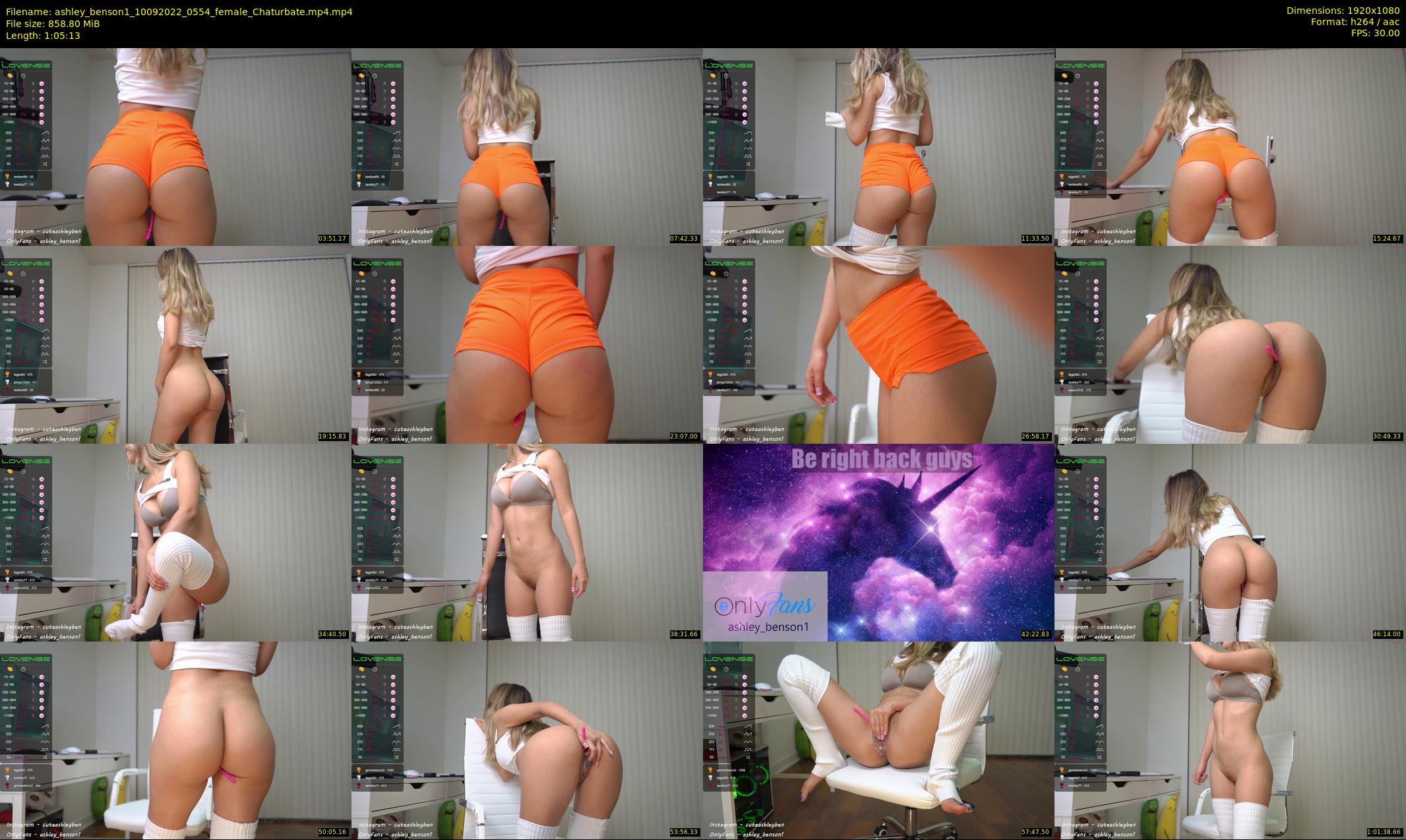 ashley_benson1 — 66 minute Chaturbate female cam show recording, 1080p, Sep 10, 2022