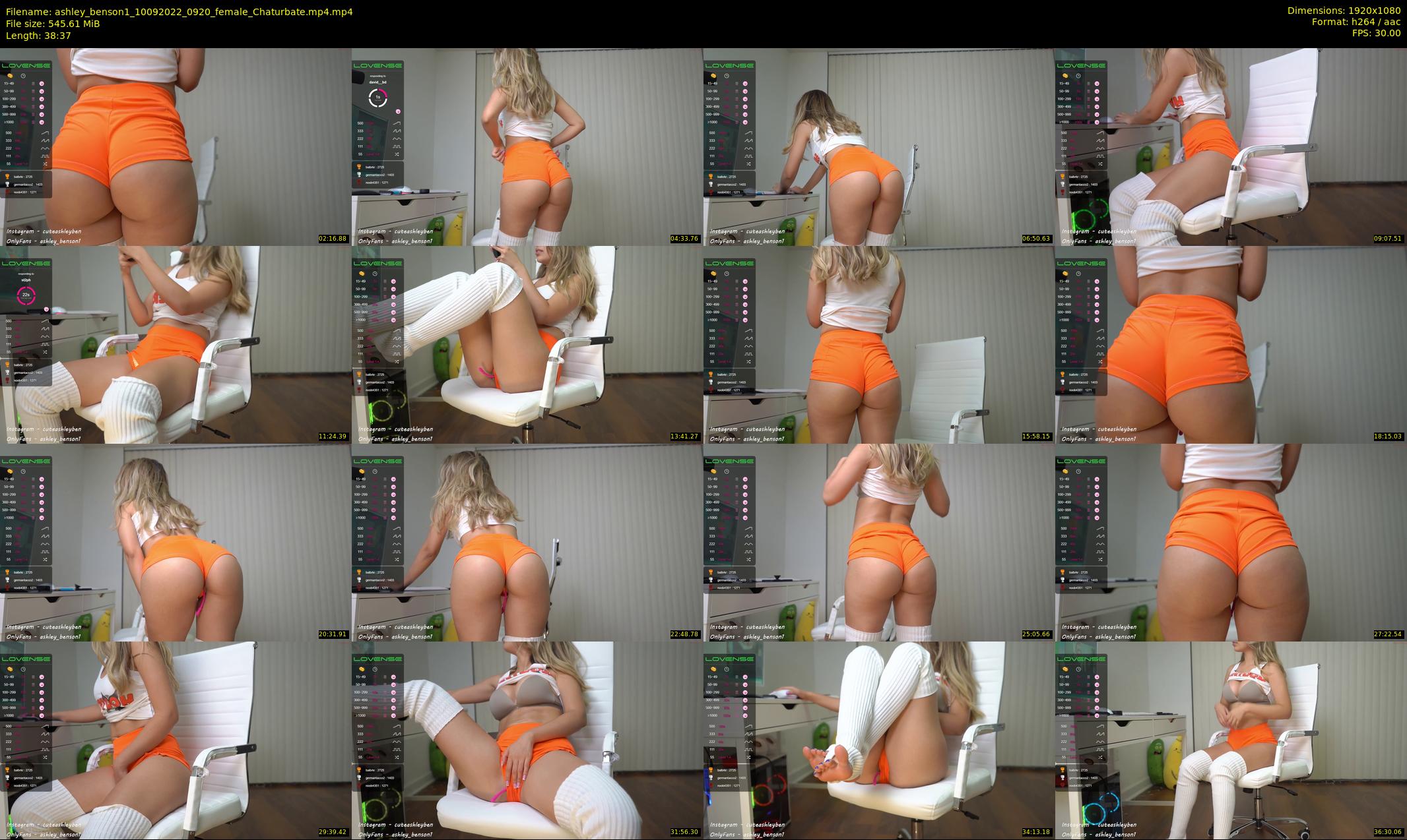 ashley_benson1 — 39 minute Chaturbate female cam show recording, 1080p, Sep 10, 2022