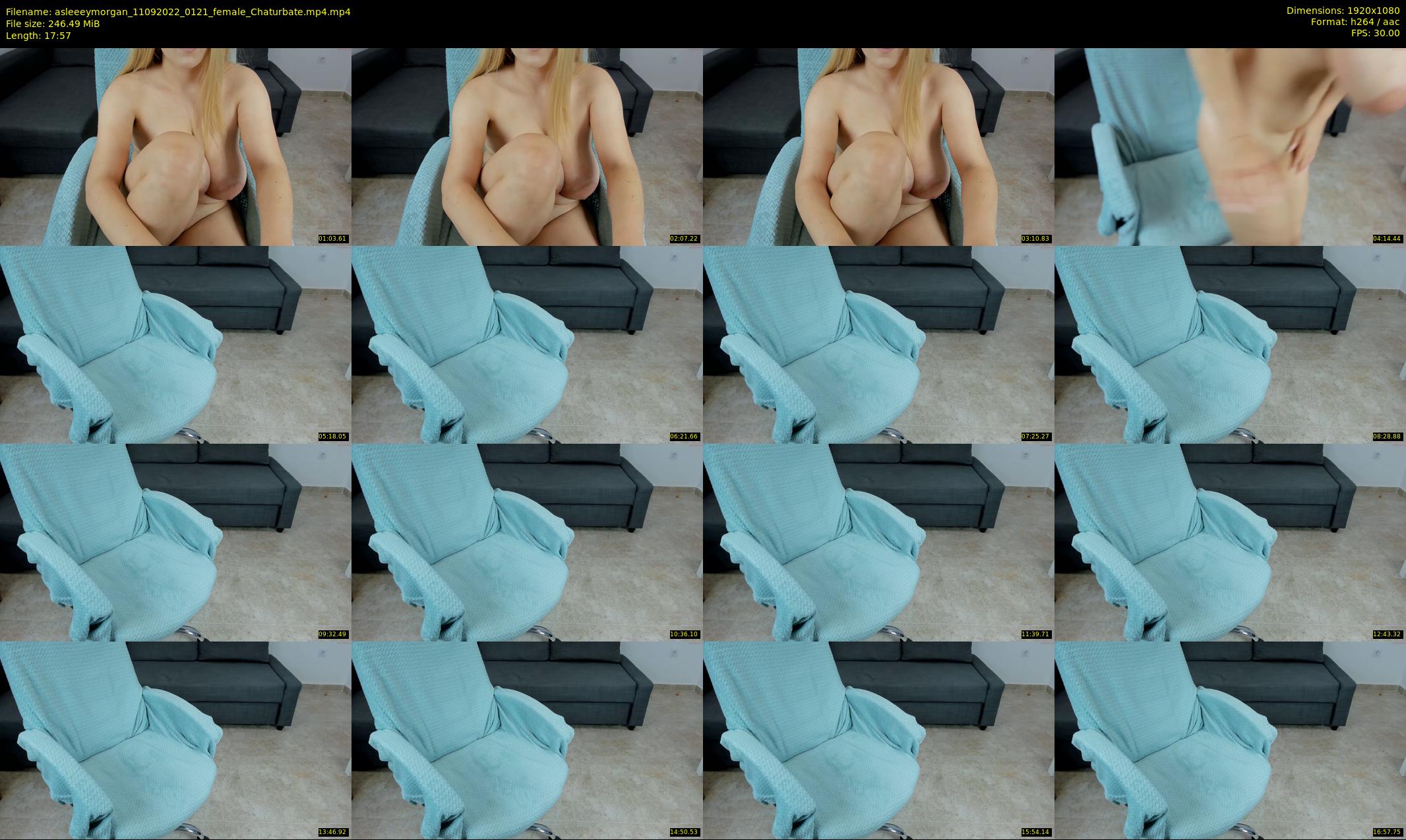 asleeeymorgan — 18 minute Chaturbate female cam show recording, 1080p, Sep 11, 2022