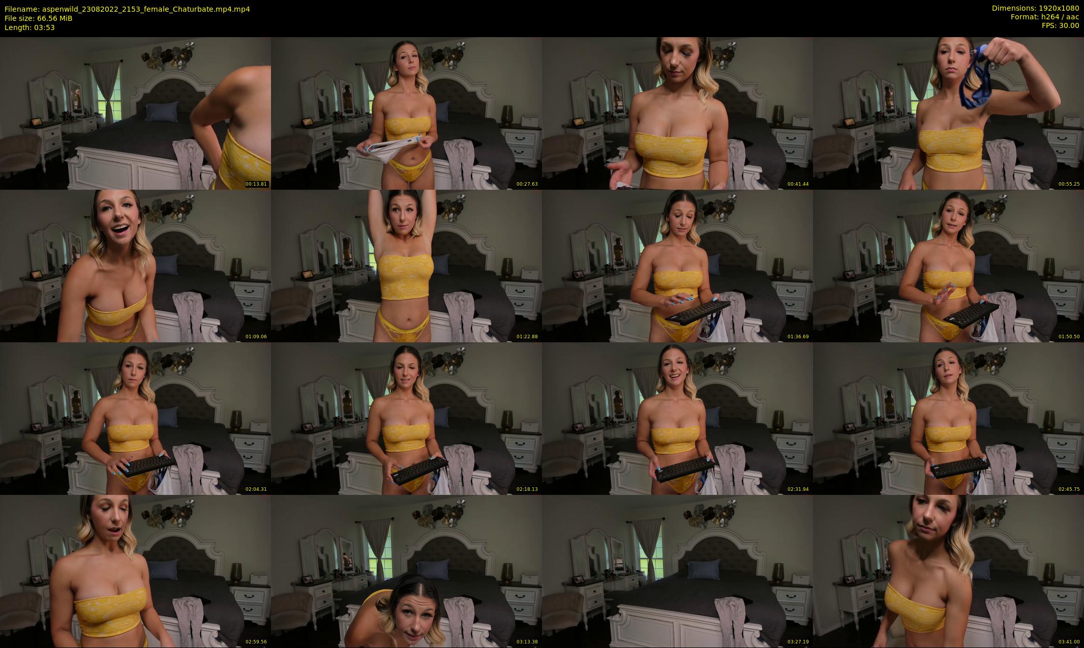 aspenwild — 4 minute Chaturbate female cam show recording, 1080p, Aug 23, 2022