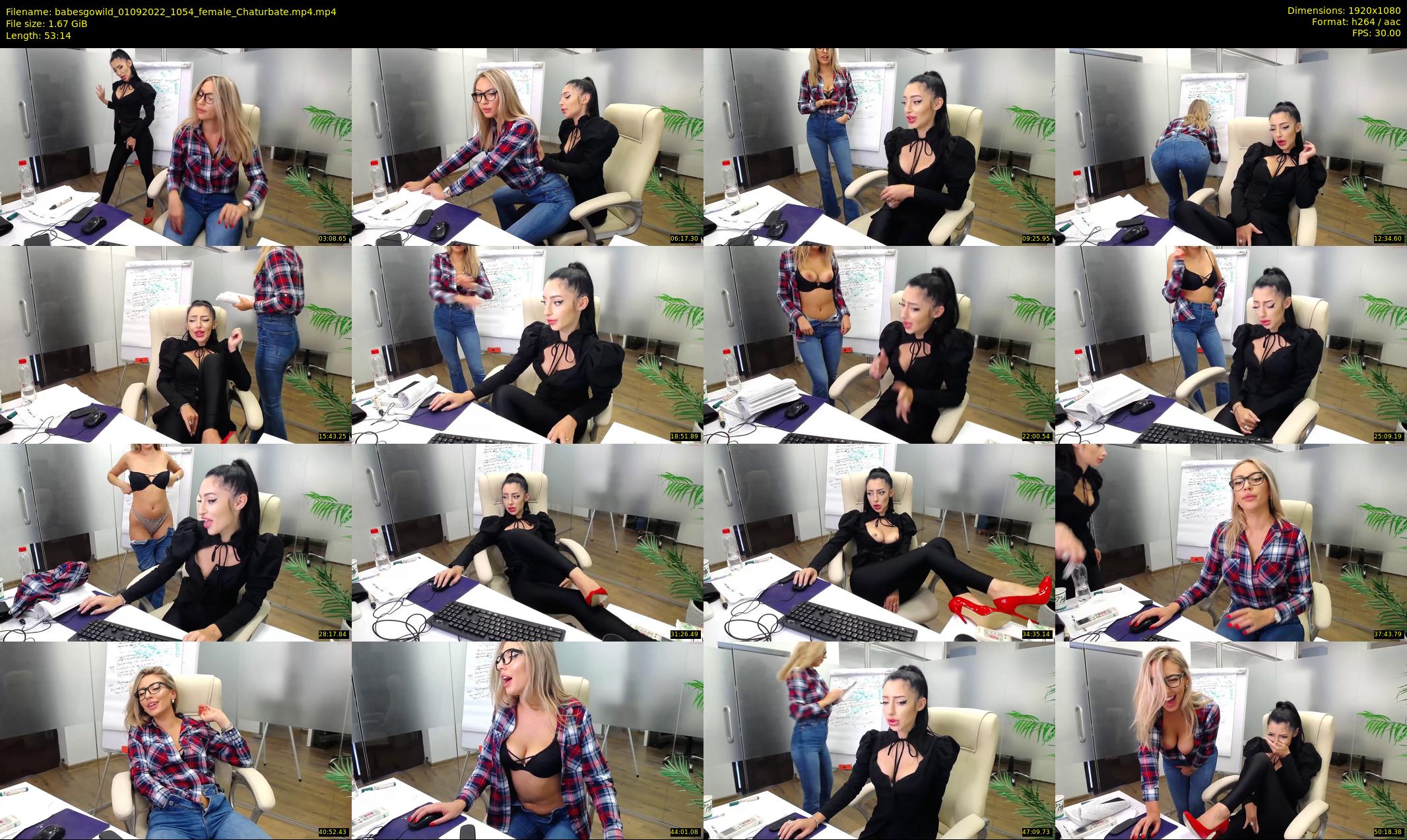 babesgowild — 54 minute Chaturbate couple cam show recording, 1080p, Sep 1, 2022