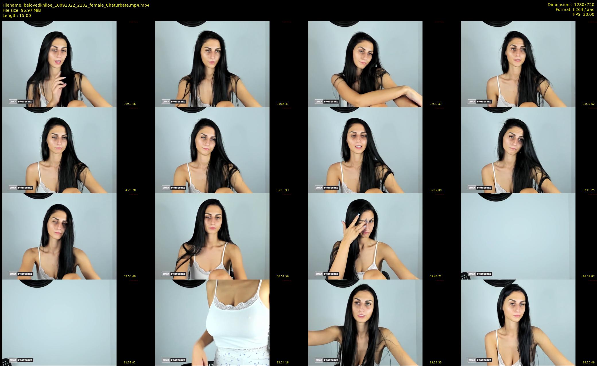 belovedkhlloe — 15 minute Chaturbate female cam show recording, 720p, Sep 10, 2022