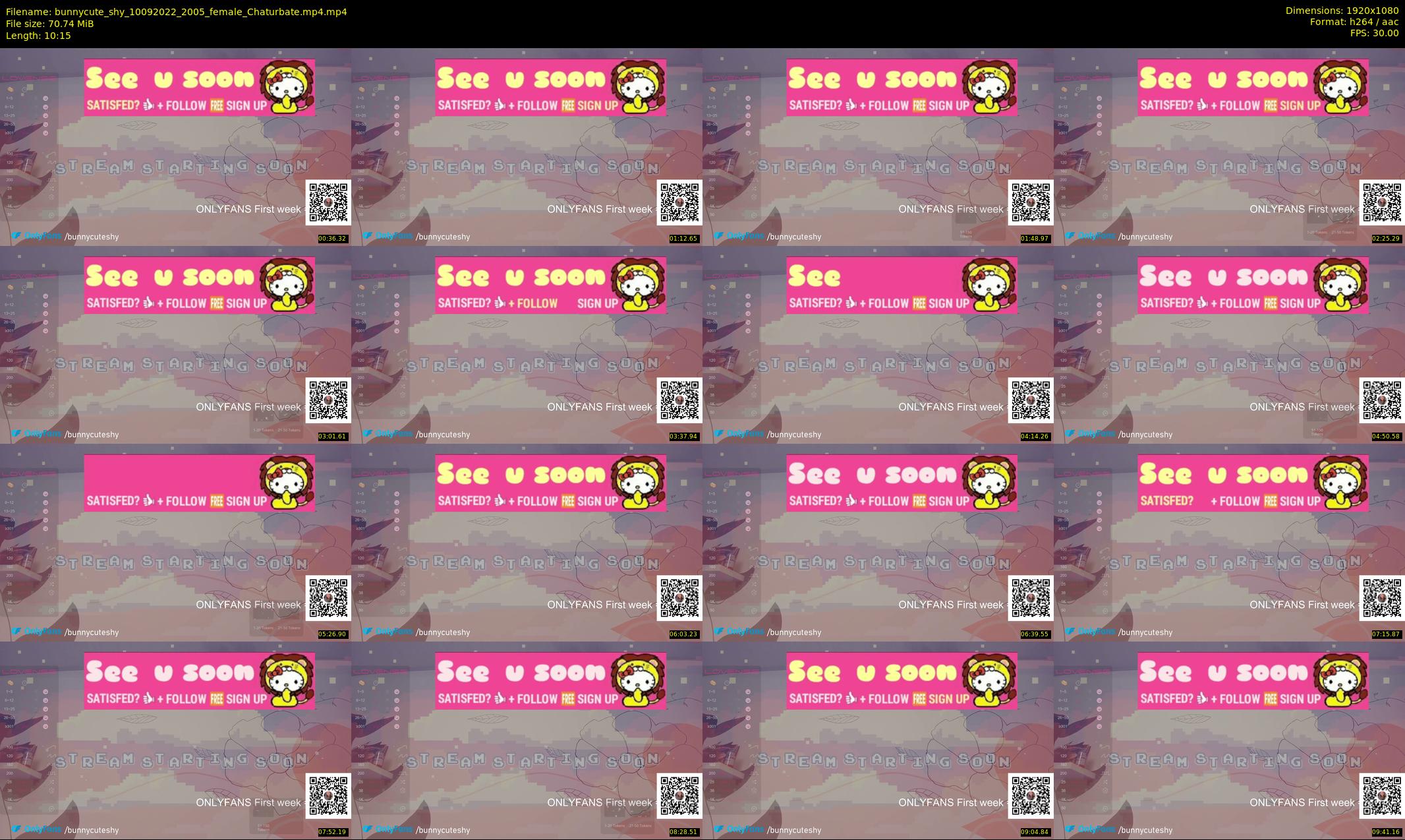 bunnycute_shy — 11 minute Chaturbate female cam show recording, 1080p, Sep 10, 2022