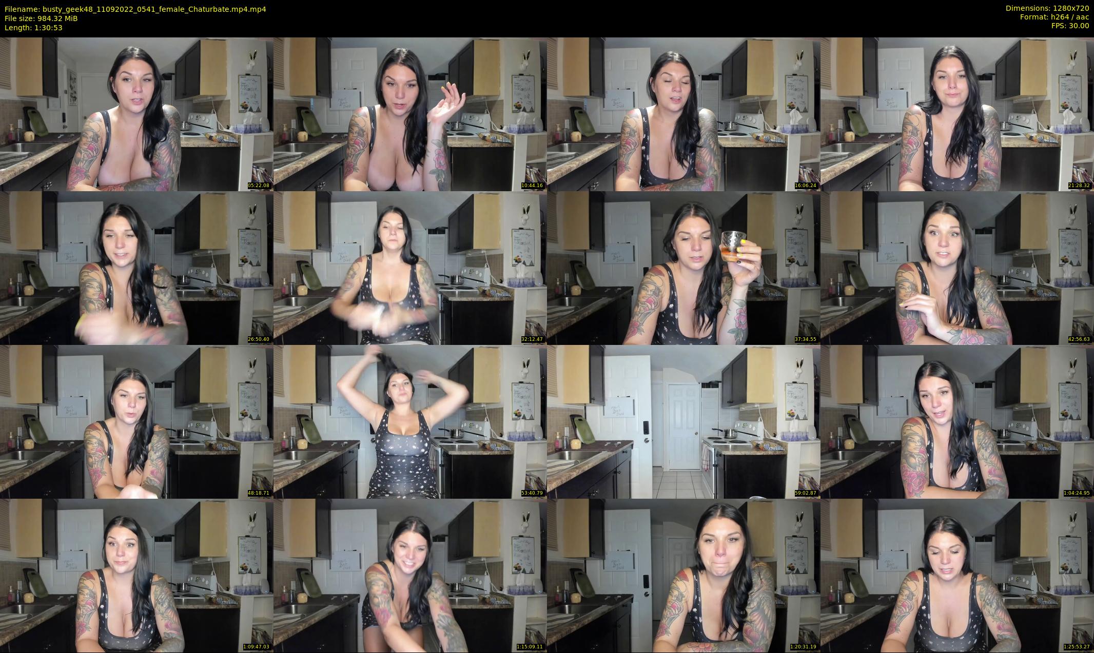 busty_geek48 — 91 minute Chaturbate female cam show recording, 720p, Sep 11, 2022