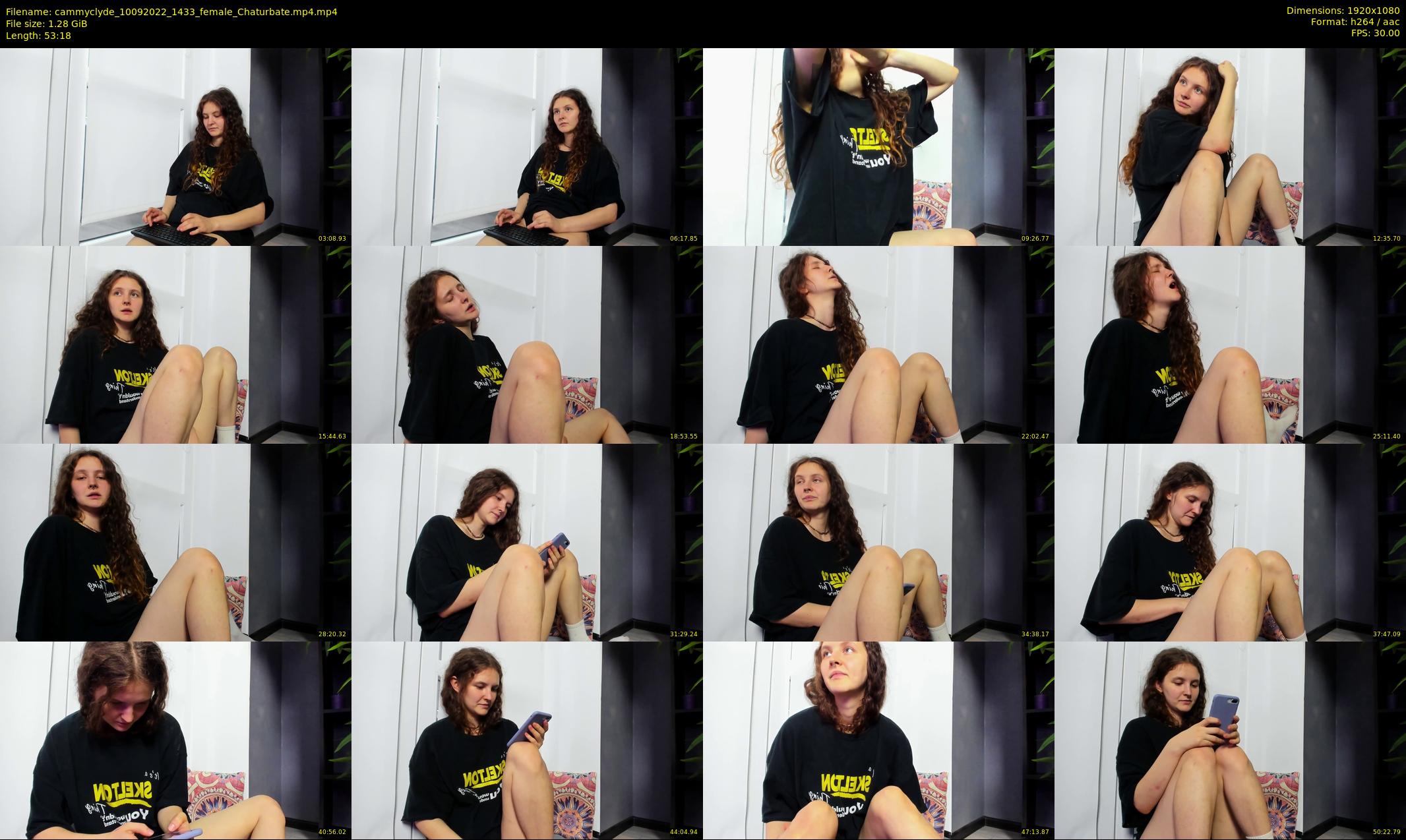 cammyclyde — 54 minute Chaturbate female cam show recording, 1080p, Sep 10, 2022