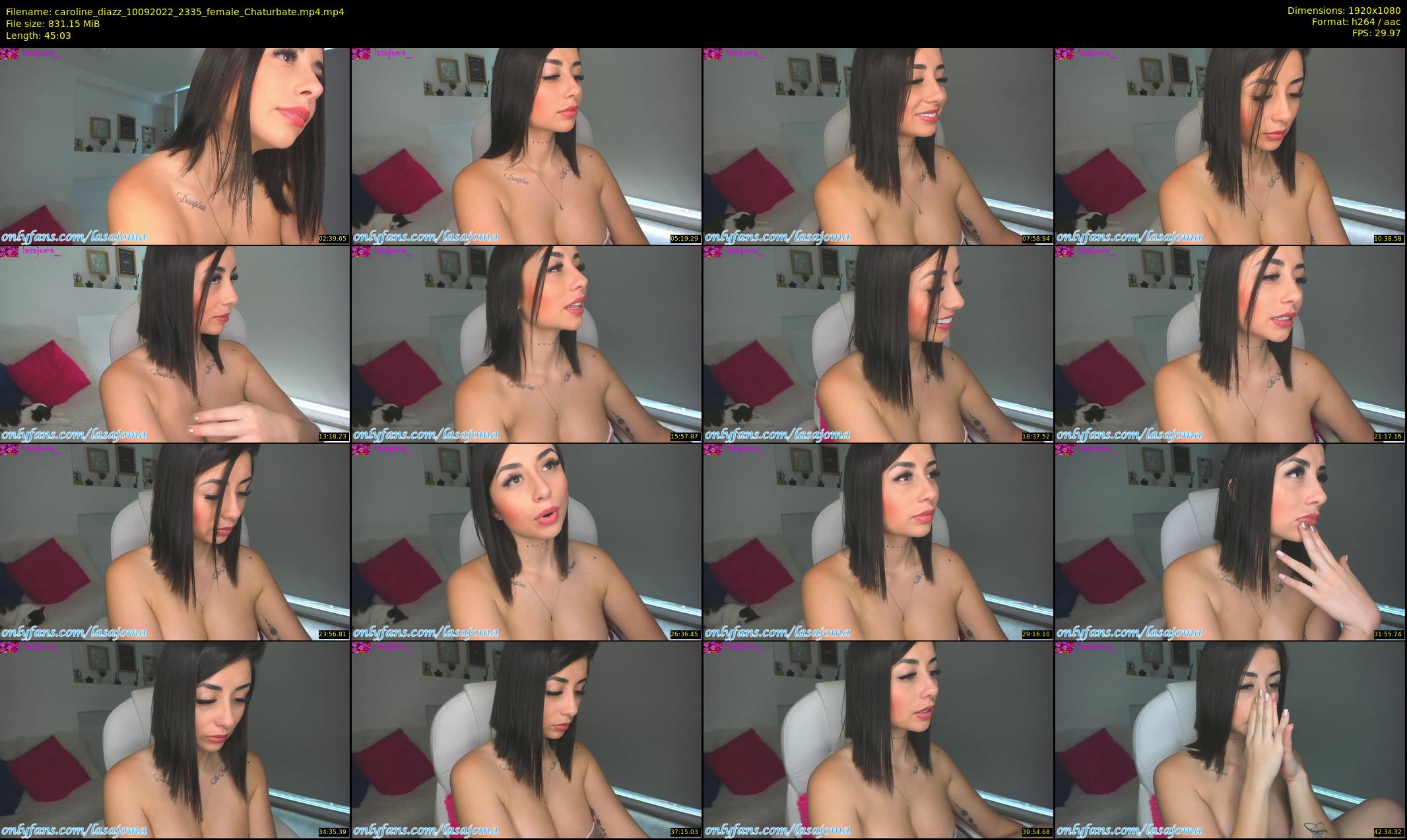 caroline_diazz — 46 minute Chaturbate female cam show recording, 1080p, Sep 10, 2022