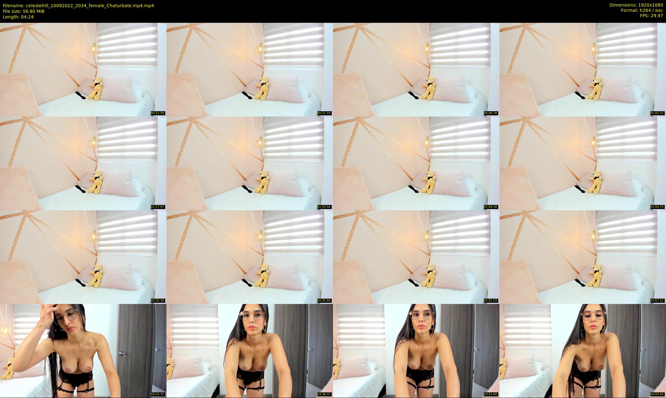 celestehill — 5 minute Chaturbate female cam show recording, 1080p, Sep 10, 2022