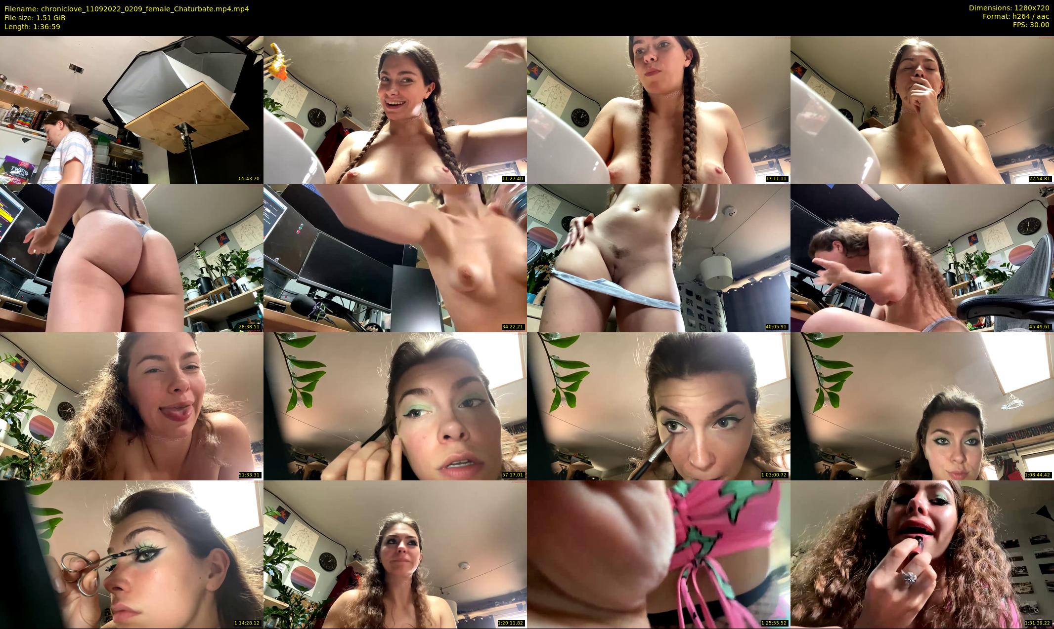 chroniclove — 97 minute Chaturbate female cam show recording, 720p, Sep 11, 2022