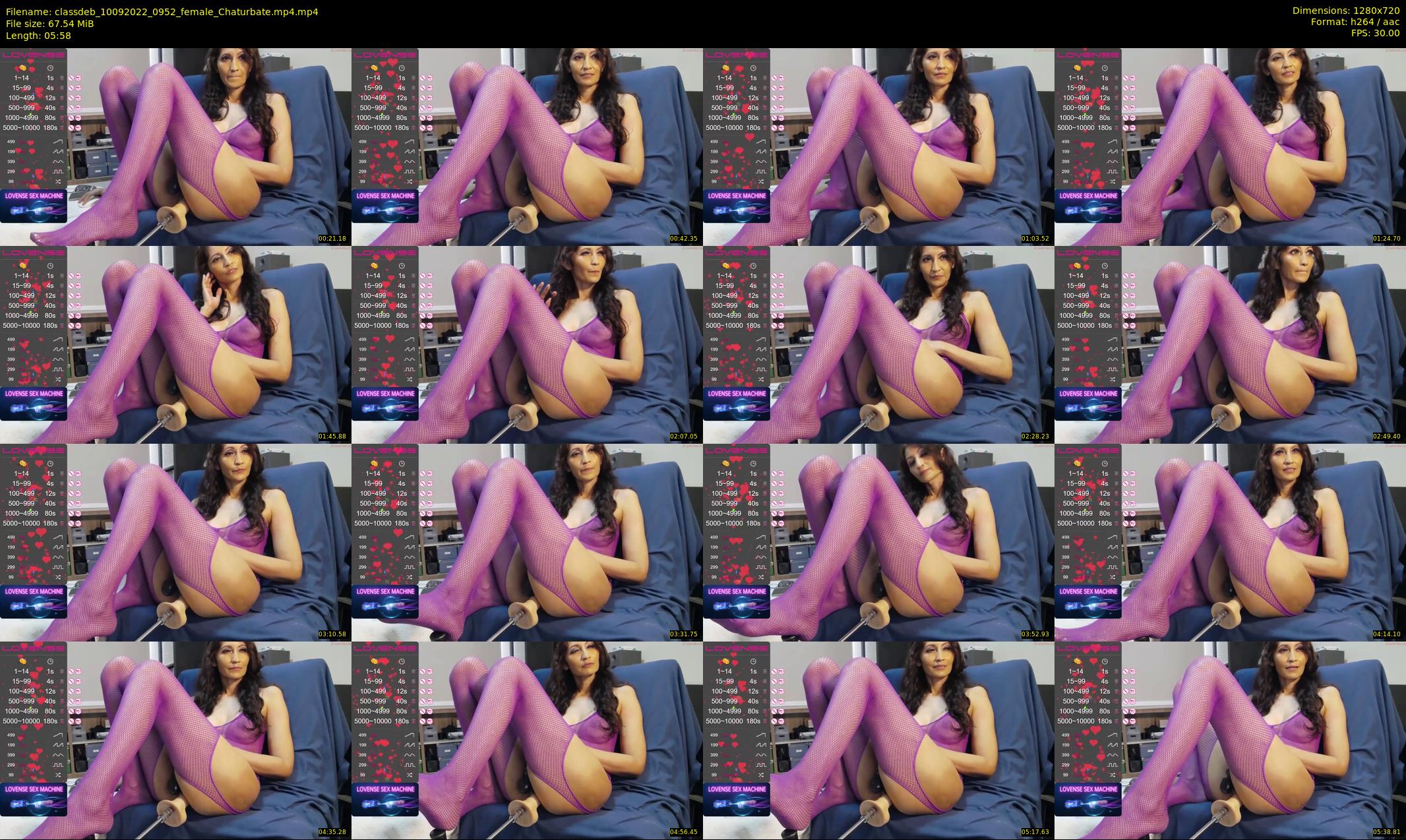 classdeb — 6 minute Chaturbate female cam show recording, 720p, Sep 10, 2022