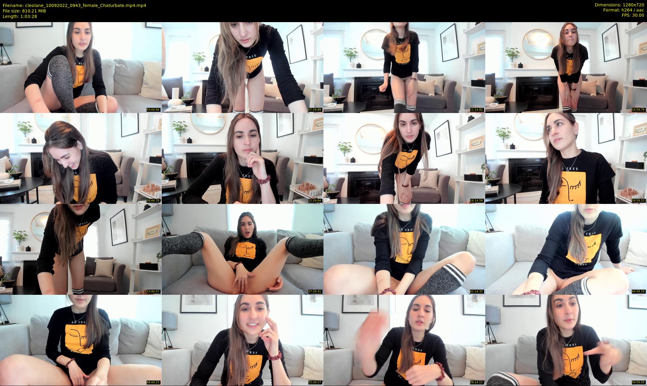 cleolane — 64 minute Chaturbate female cam show recording, 720p, Sep 10, 2022