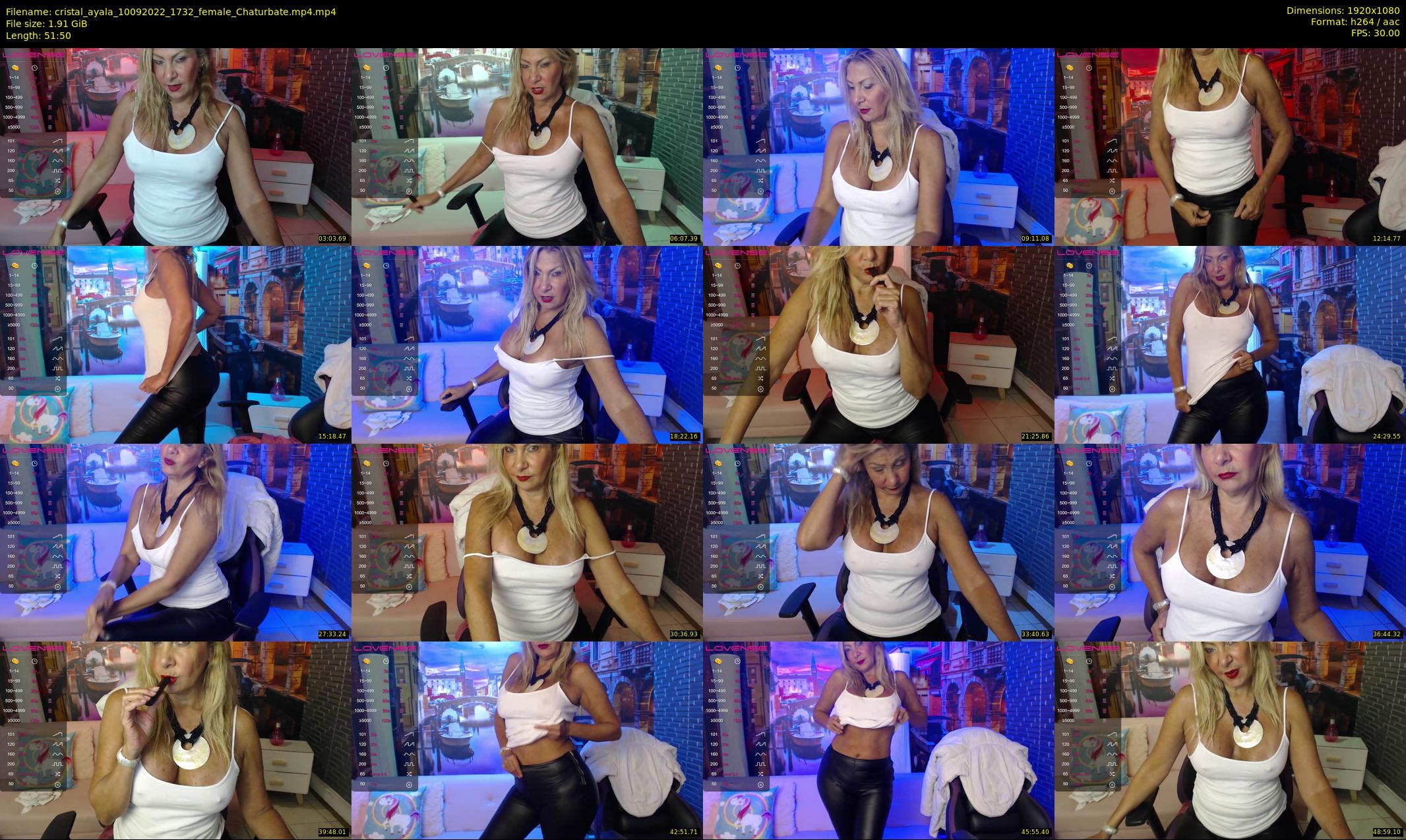 cristal_ayala — 52 minute Chaturbate female cam show recording, 1080p, Sep 10, 2022