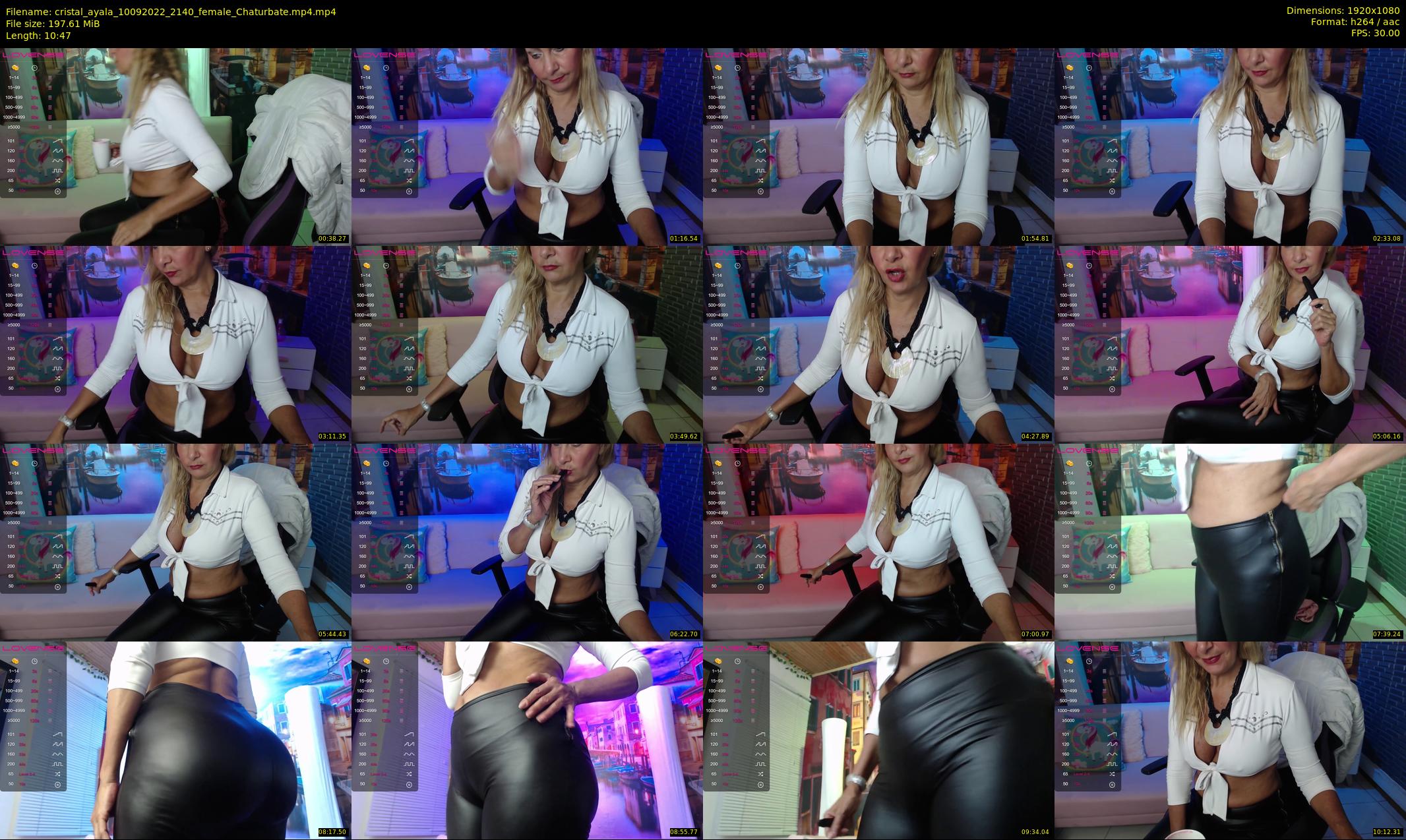 cristal_ayala — 11 minute Chaturbate female cam show recording, 1080p, Sep 10, 2022