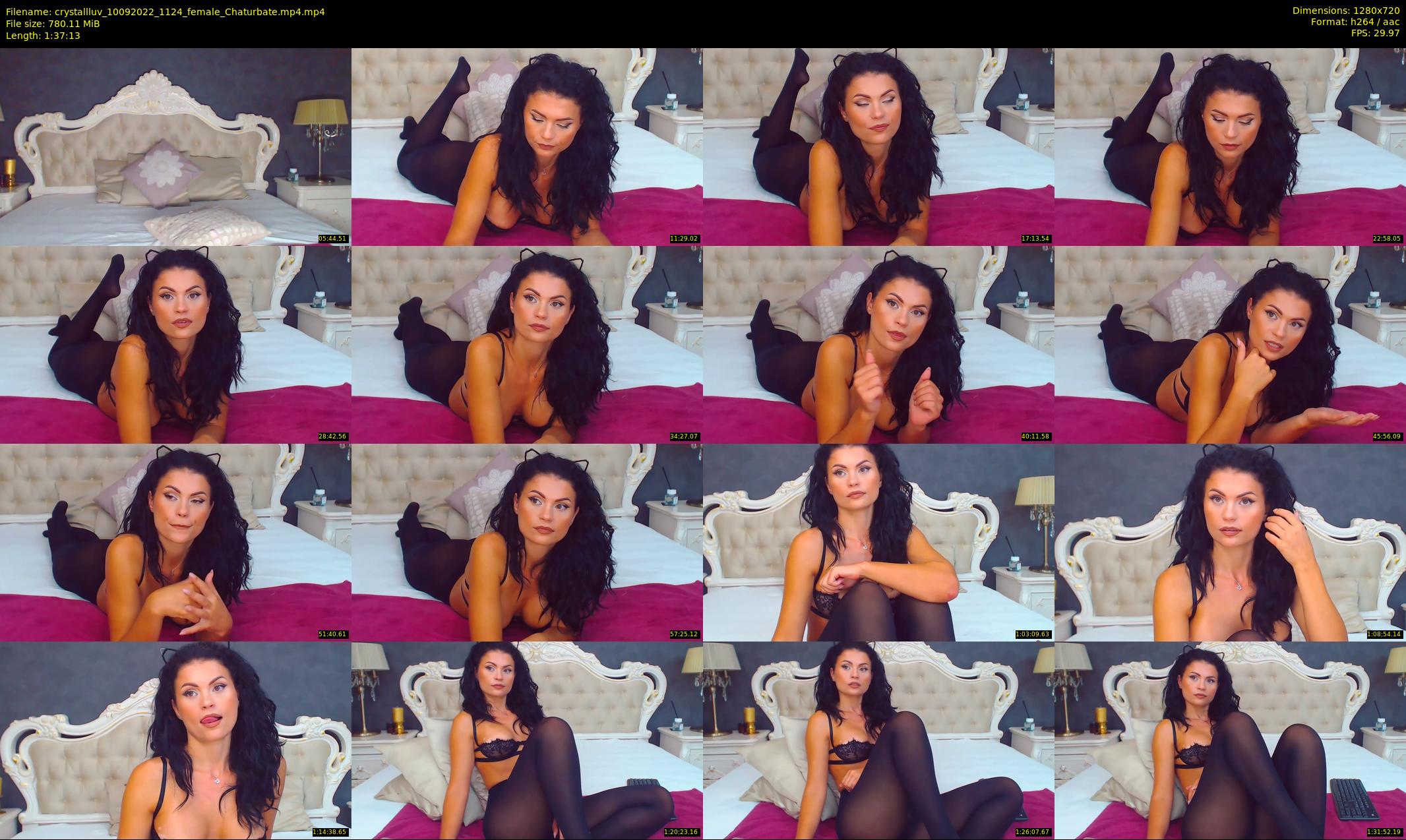 crystallluv — 98 minute Chaturbate female cam show recording, 720p, Sep 10, 2022
