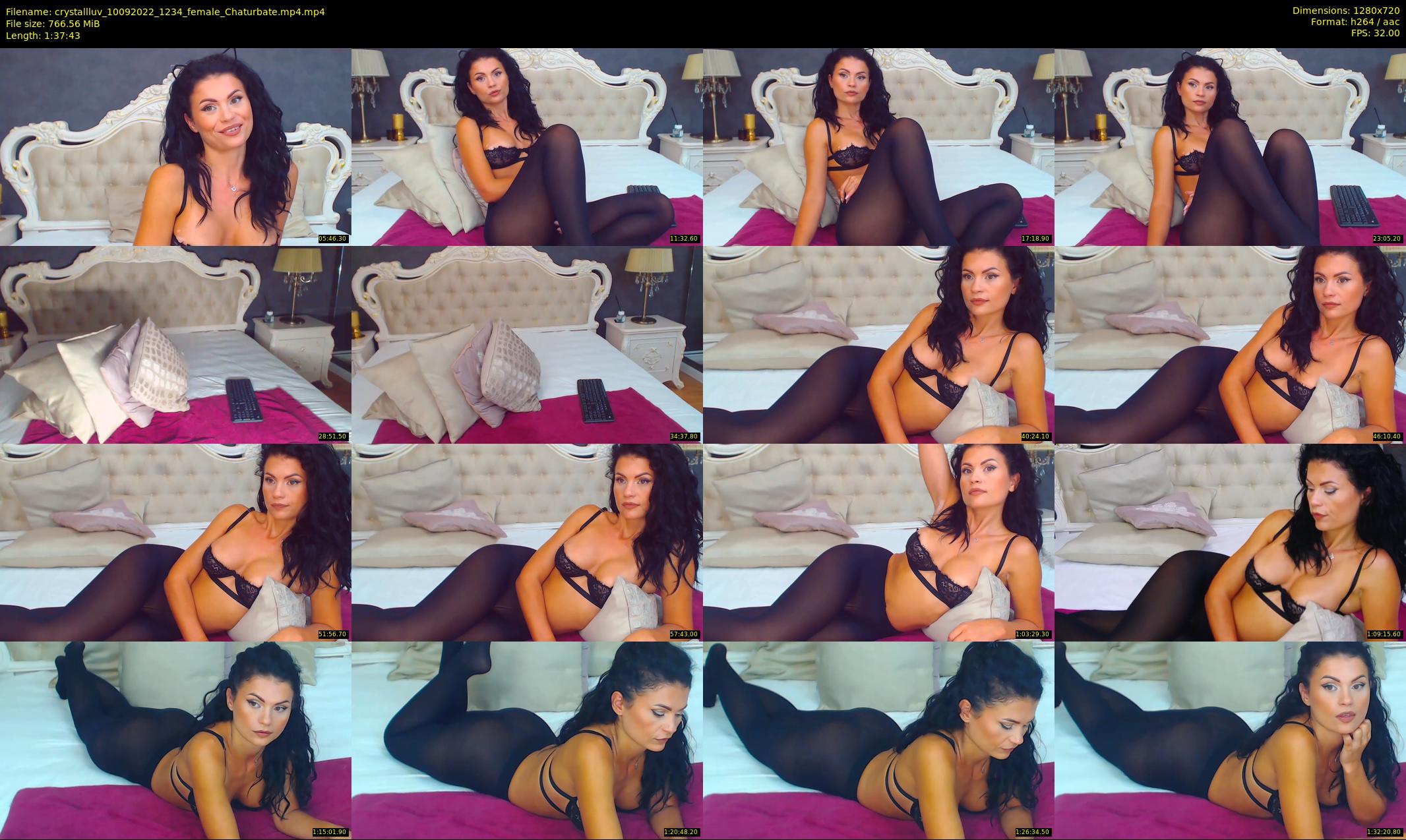 crystallluv — 98 minute Chaturbate female cam show recording, 720p, Sep 10, 2022