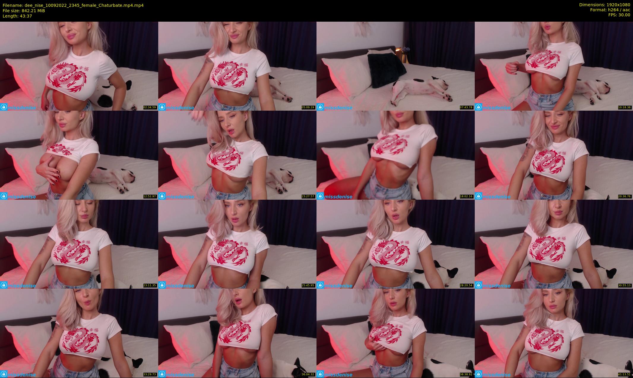 dee_nise — 44 minute Chaturbate female cam show recording, 1080p, Sep 10, 2022