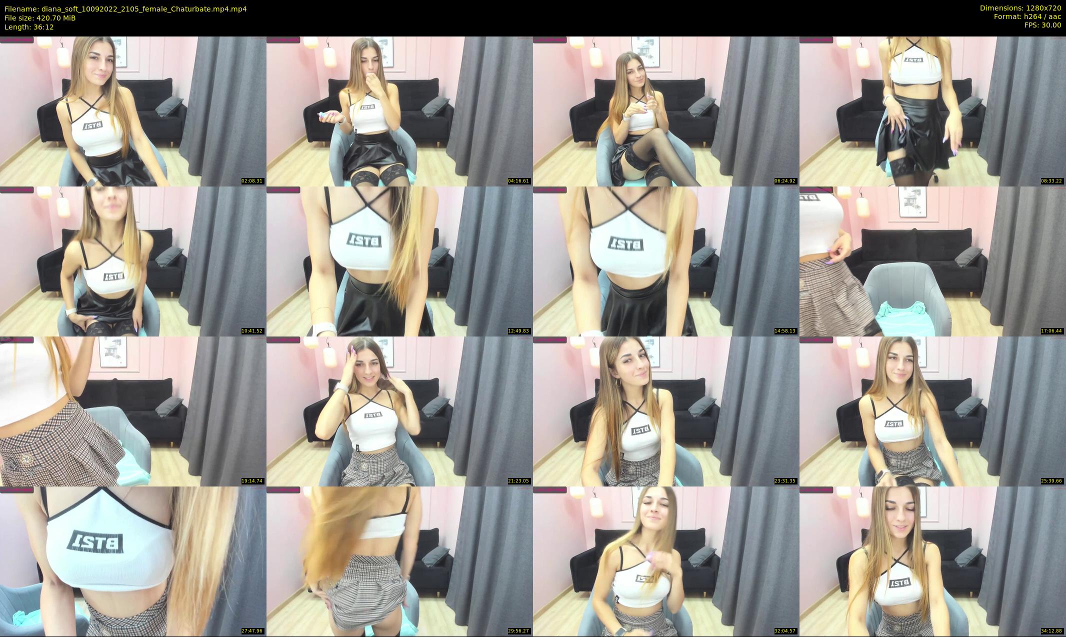 diana_soft — 37 minute Chaturbate female cam show recording, 720p, Sep 10, 2022